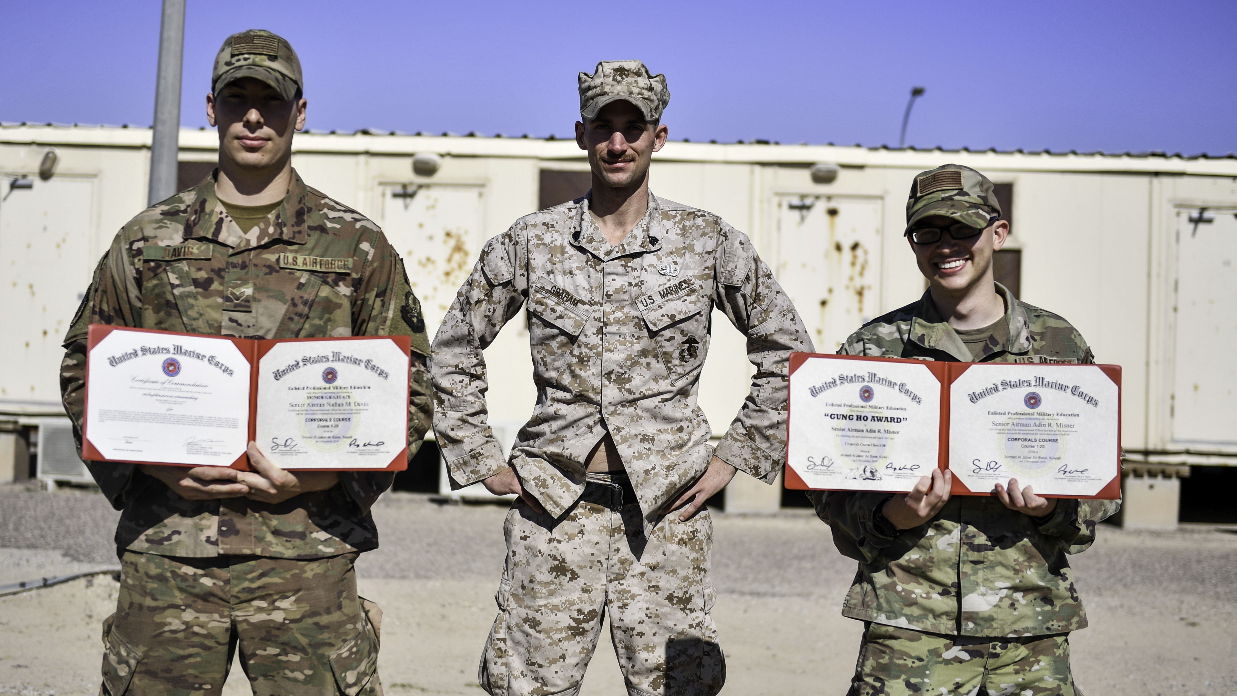 5070x2860 Ahmed Al Jaber Airmen take home USMC PME awards > U.S. Air Forces, Desktop