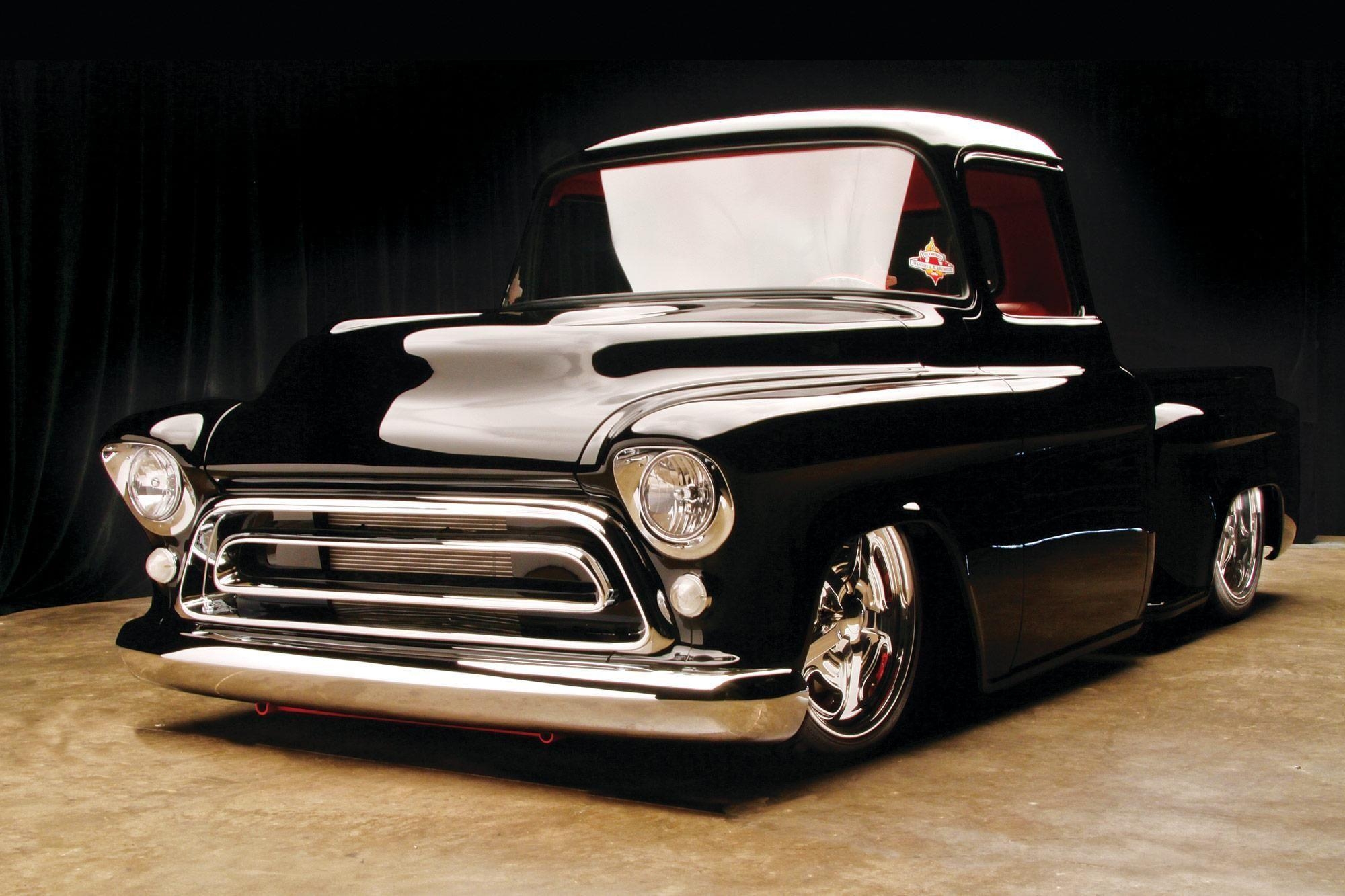 2000x1340 Beautiful trucks wallpaper. HD 1957 Chevy Custom Truck Wallpaper, Desktop