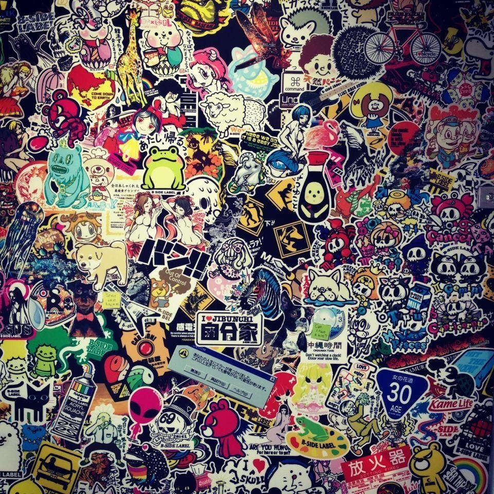 960x960 Sticker bomb, Phone