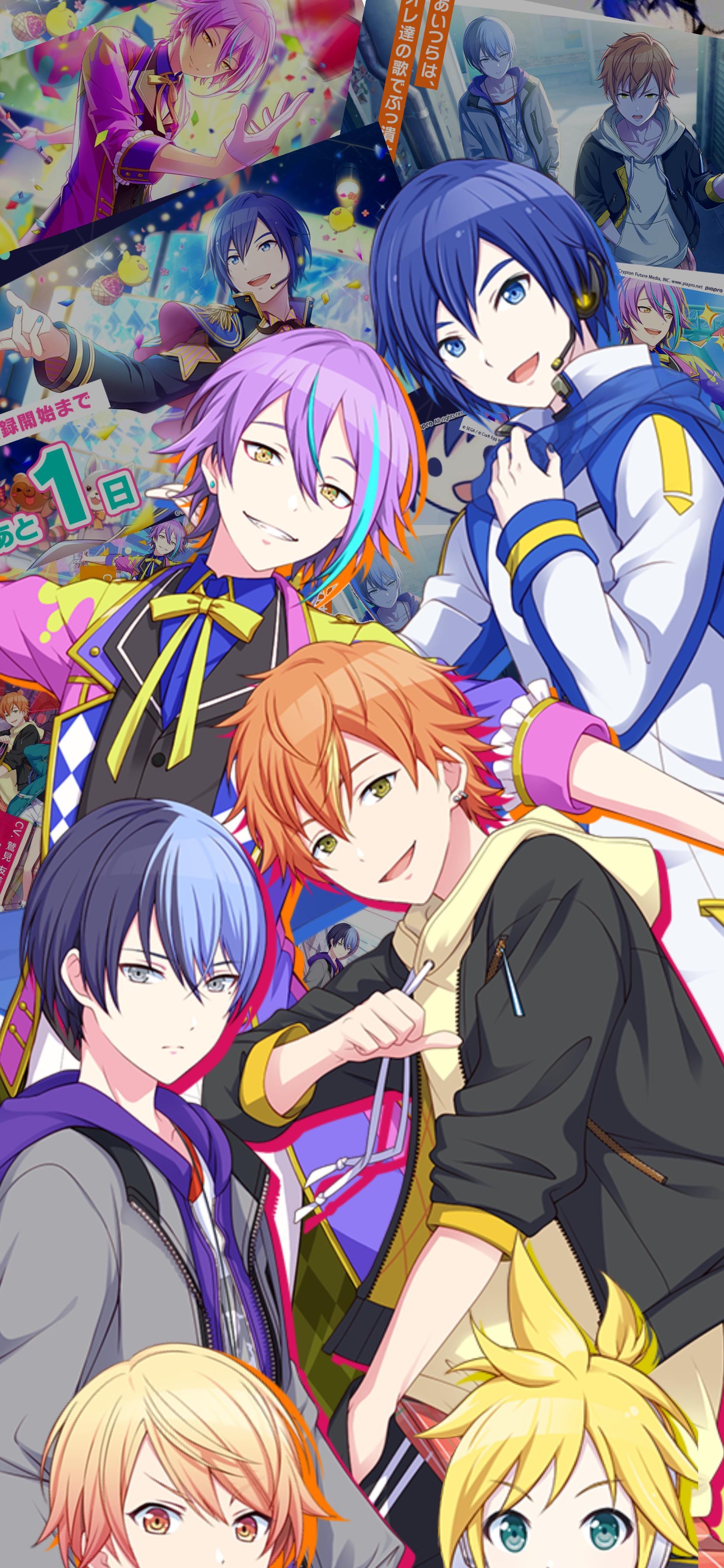 1660x3590 Project sekai boys wallpaper edit: Vocaloid, Phone