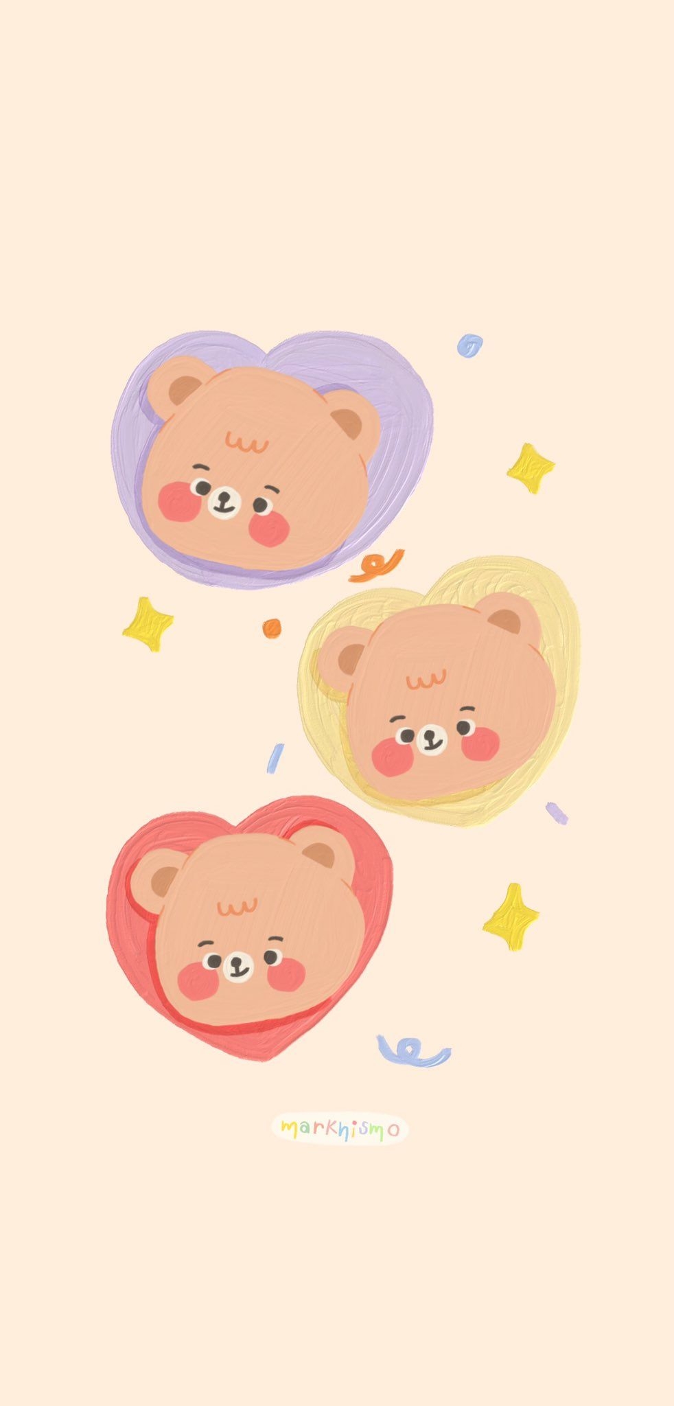 990x2050 Korean Bear Wallpaper Free Korean Bear Background, Phone