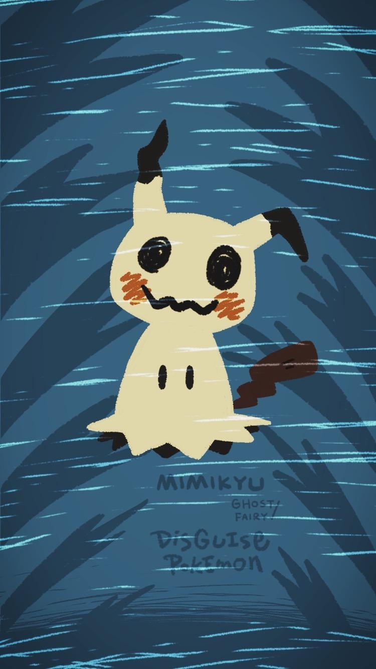 750x1340 OC Mimikyu Wallpaper (for iPhone6), Phone