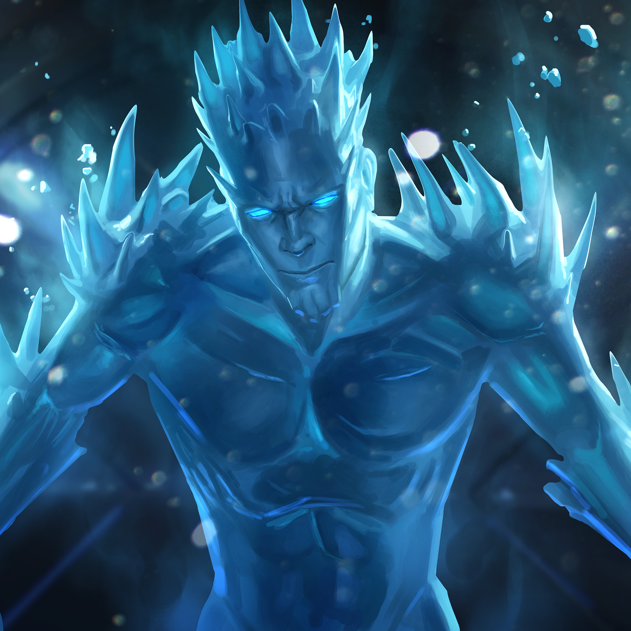 2050x2050 Iceman Contest Of Champions 4k iPad Air HD 4k Wallpaper, Phone