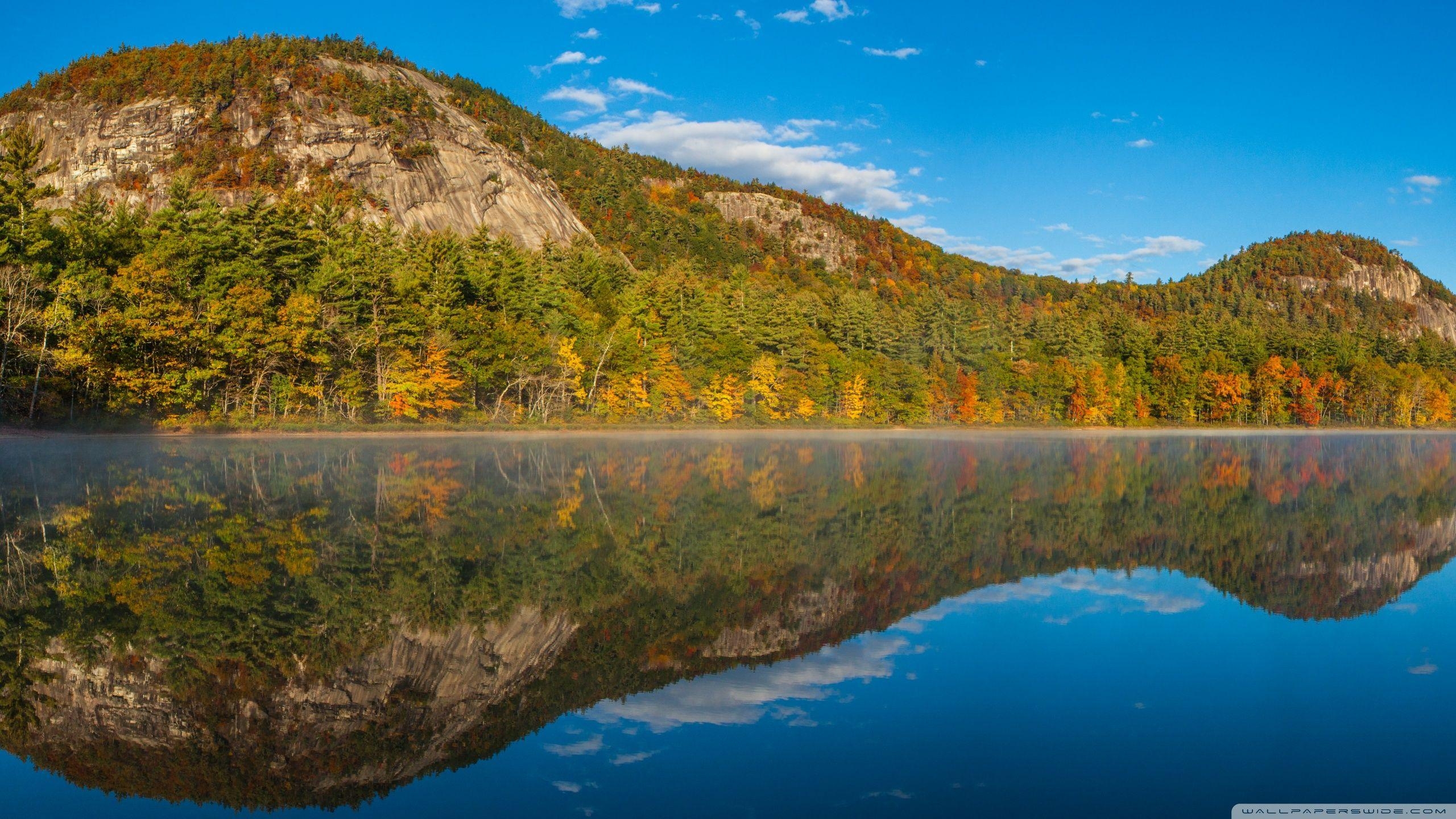 2560x1440 Echo Lake, White Mountains, New Hampshire ❤ 4K HD Desktop Wallpaper, Desktop