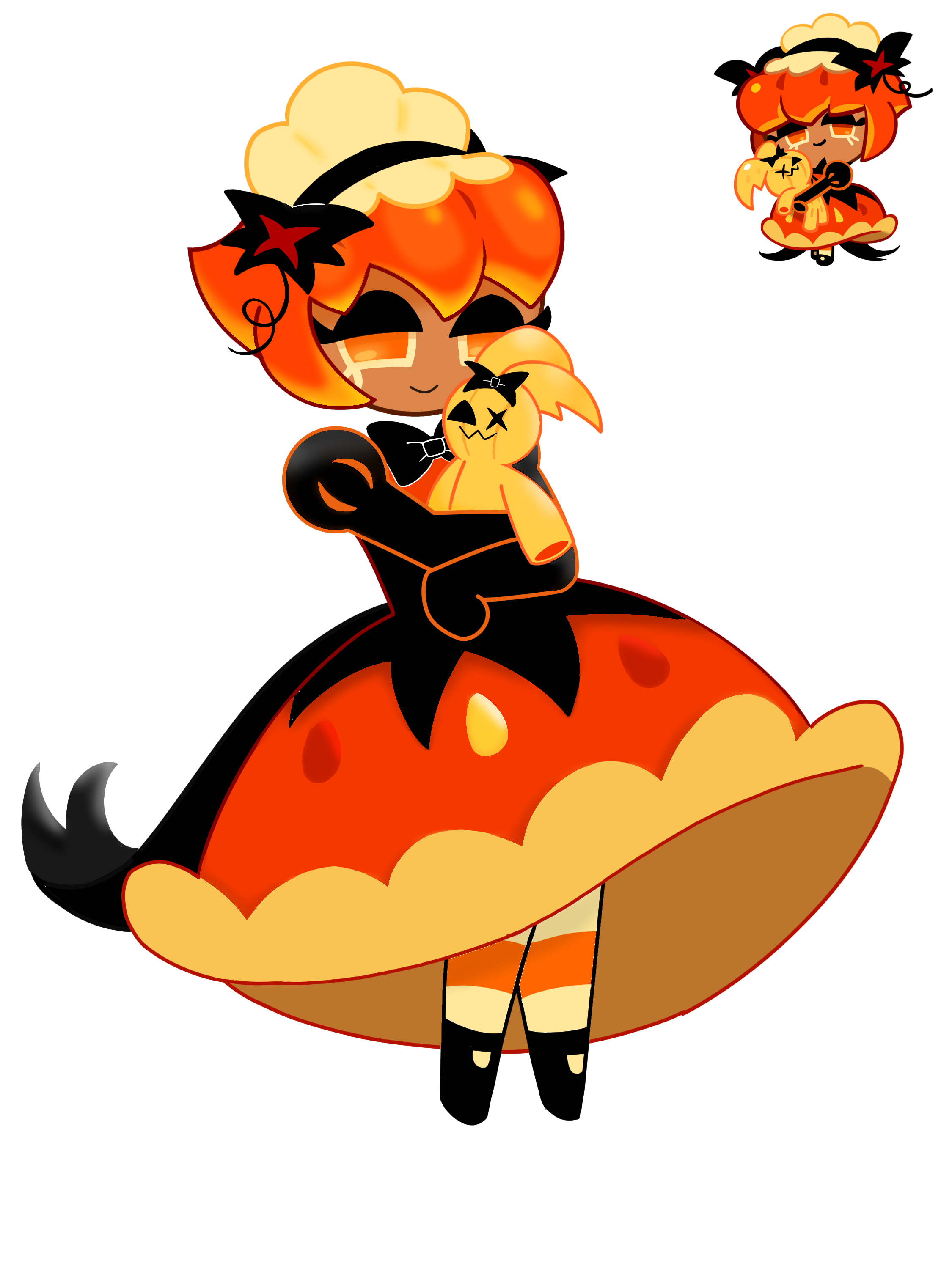 2250x3000 Made a drawing of pumpkin pie cookie, Phone