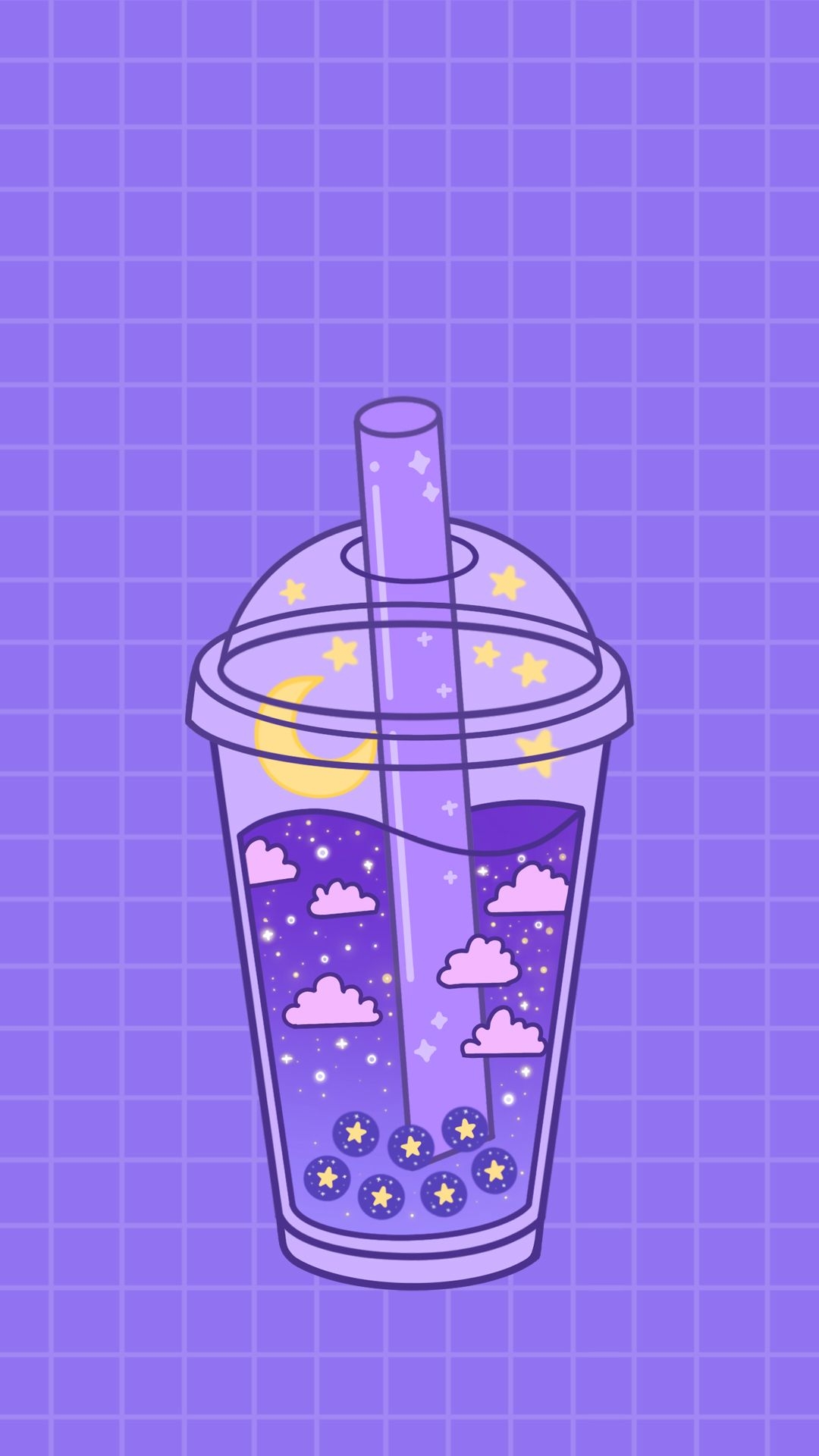 1080x1920 Boba Tea Phone Wallpaper. Tea wallpaper, Retro wallpaper iphone, Wallpaper pink and blue, Phone