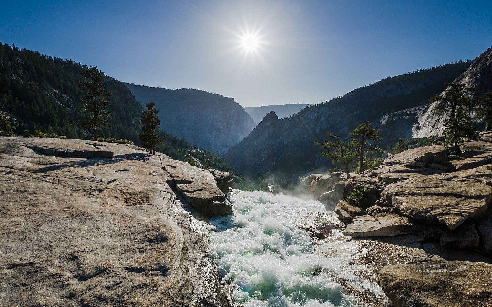 1920x1200 Nevada Fall Yosemite National Park Wallpaper, Desktop