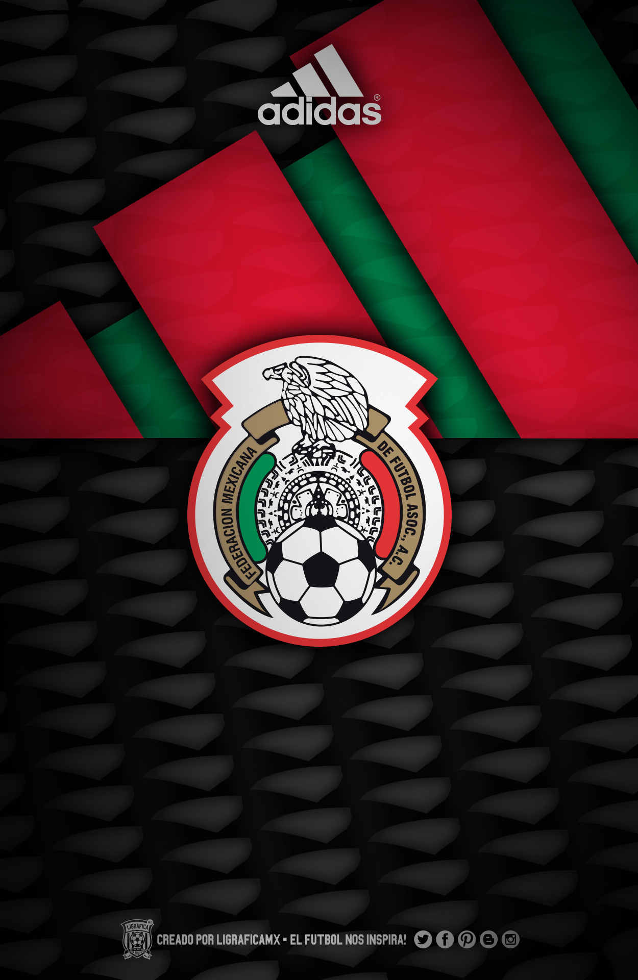 1250x1920 Selecciã³n Mexicana #ligraficamx 21 04 15ctg Â Soccer Team Wallpaper IPhone, Phone