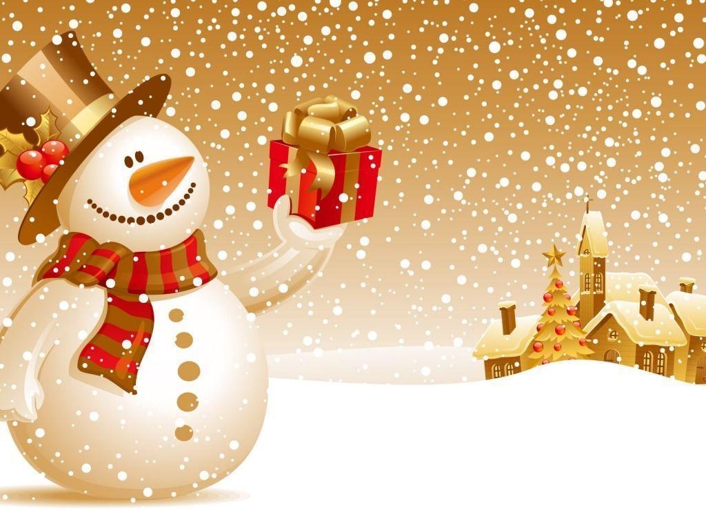 1030x770 Christmas Snowman Wallpaper Wallpaper Inn, Desktop