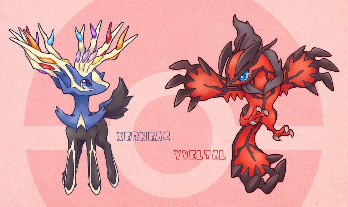 1160x690 Xerneas and Yveltal, so kawaii! (｡♥‿♥｡), Desktop