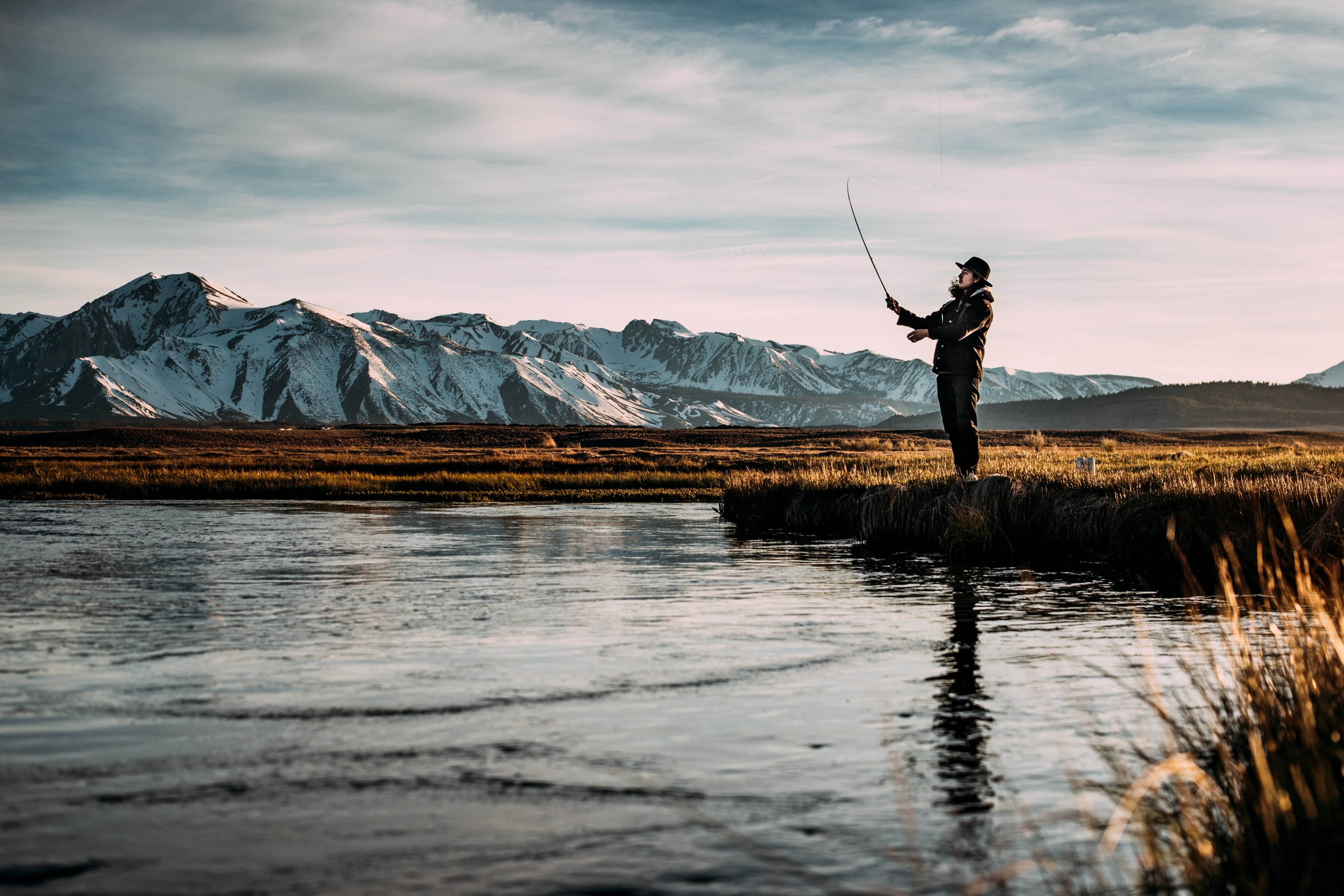 3840x2560 Wallpaper / fishing fly fishing riverside and scenic HD 4k wallpaper free download, Desktop