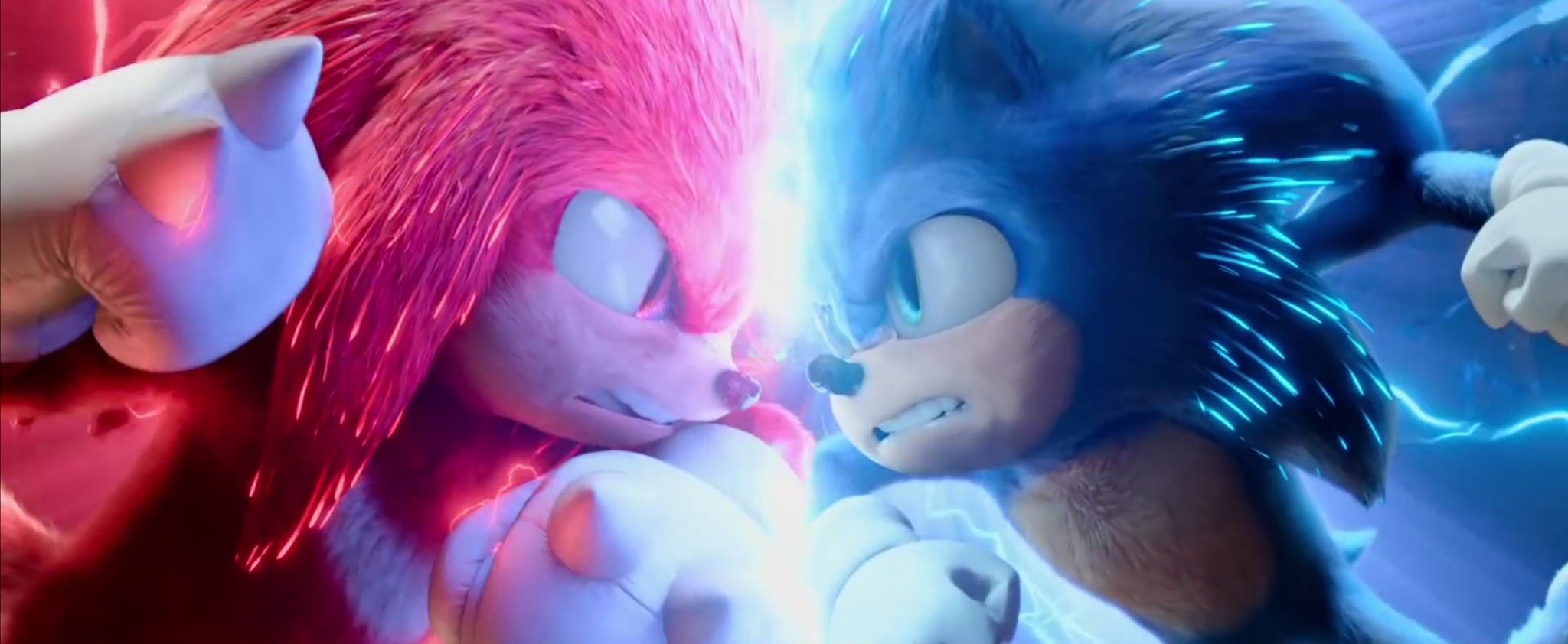 2050x850 Sonic vs Knuckles the Hedgehog Wallpaper, Dual Screen