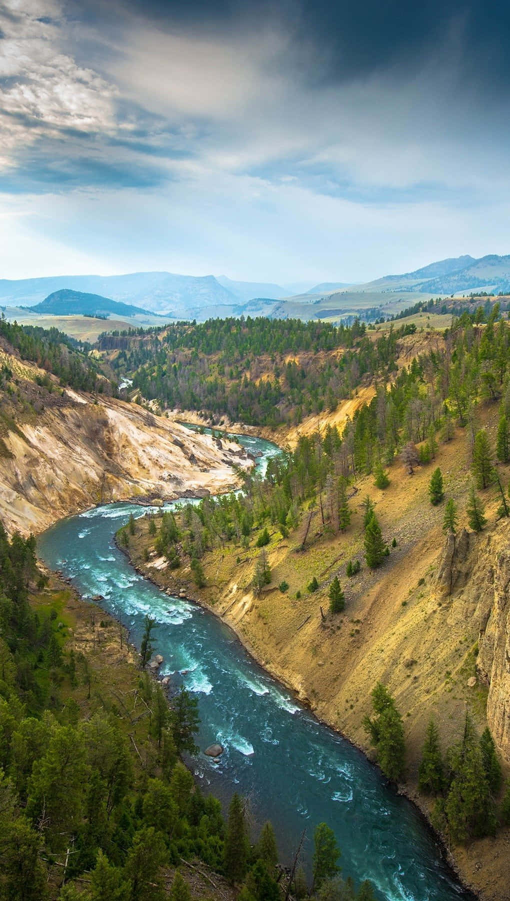 1020x1800 Yellowstone National Park Wallpaper, Phone