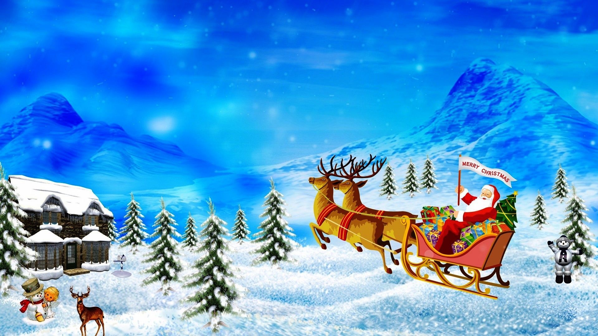 1920x1080 Animated Christmas Wallpaper For 2015, Desktop