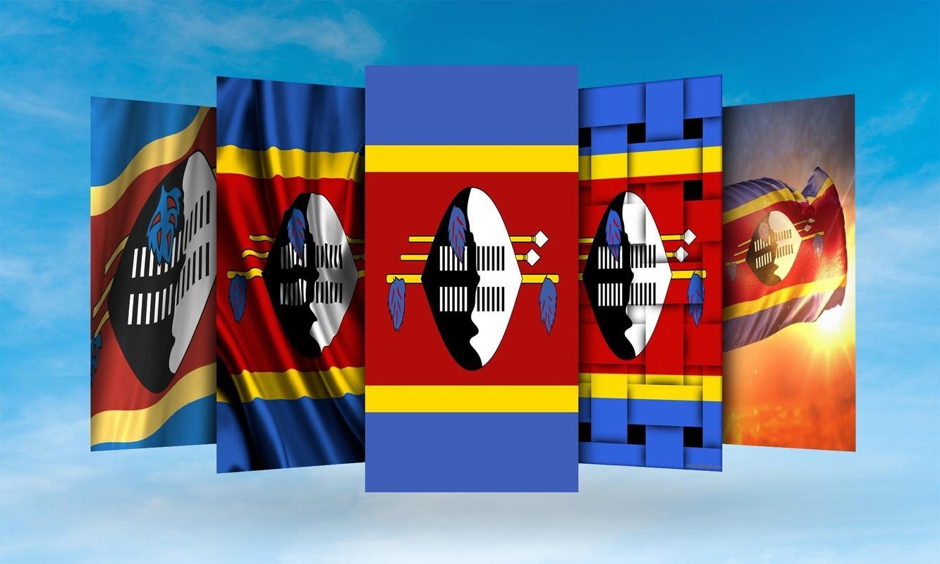 1340x800 Swaziland Flag Wallpaper for Android, Desktop