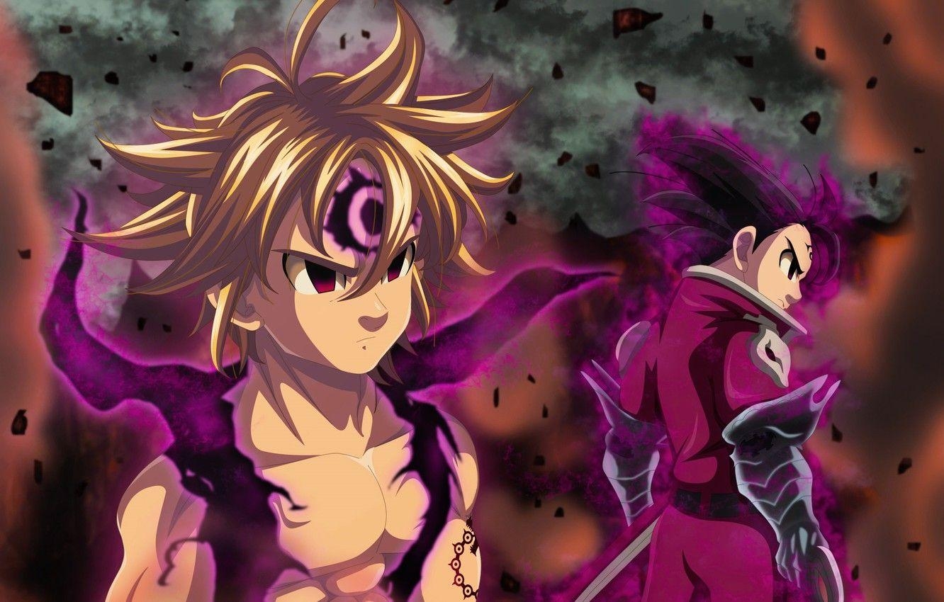 1340x850 Wallpaper anime, Meliodas, Nanatsu no Taizai, The Seven Deadly Sins, japonese, by criszeldris Zeldris image for desktop, section сёнэн, Desktop