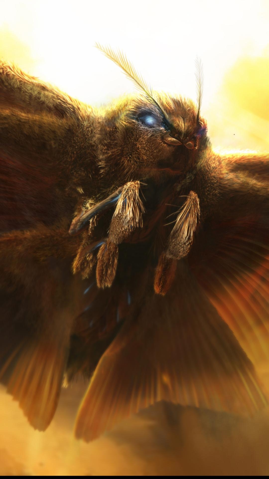 1080x1920 Godzilla Mothra Protector of Earth. Fabuloussavers Free Wallpaper, Phone