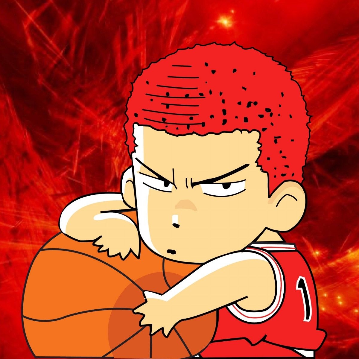 1200x1200 Slam Dunk Wallpaper, Phone
