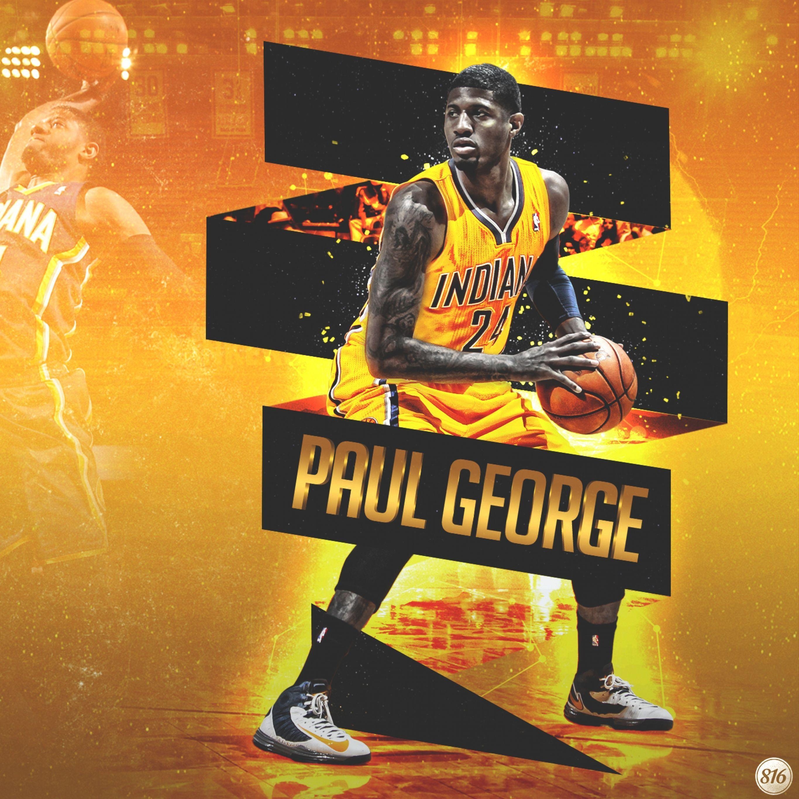 2740x2740 Download Wallpaper  Paul george, Indiana, Pacers, Phone