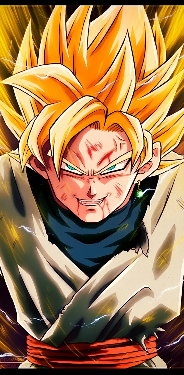 630x1280 Goku black manga wallpaper, Phone