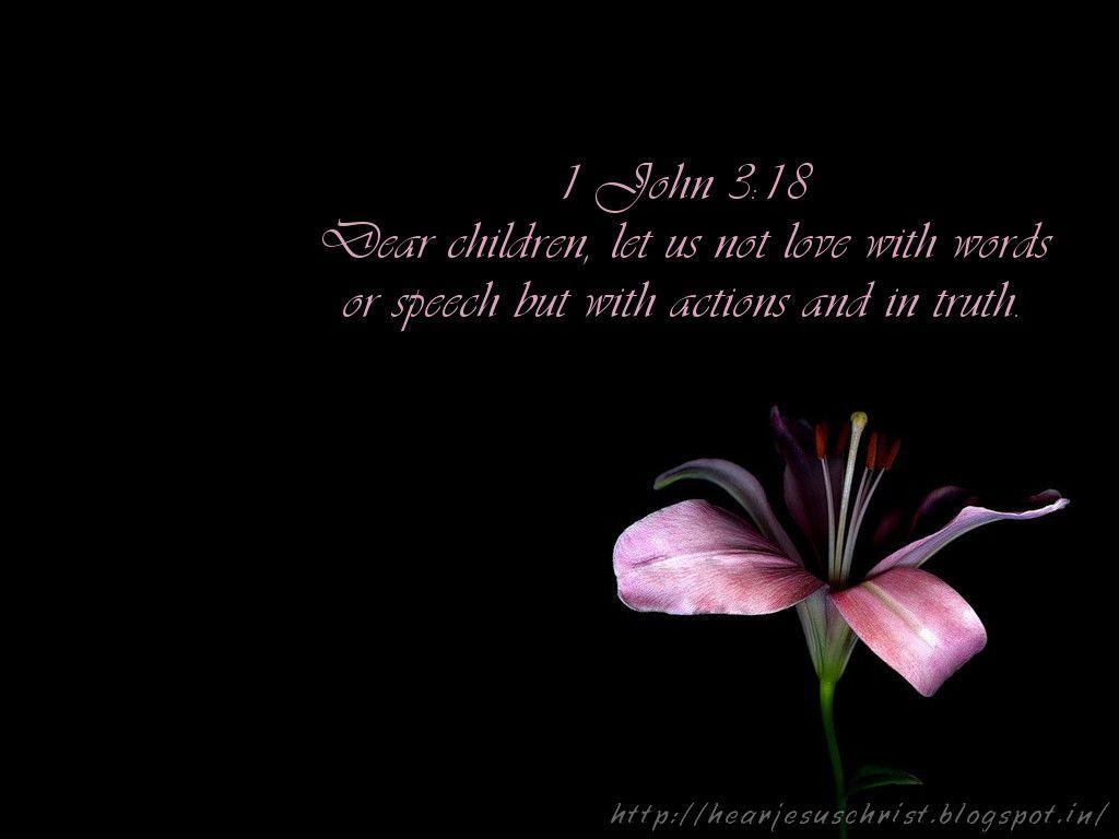 1030x770 Christian Wallpaper: Bible Verse Wallpaper John 3:18, Desktop