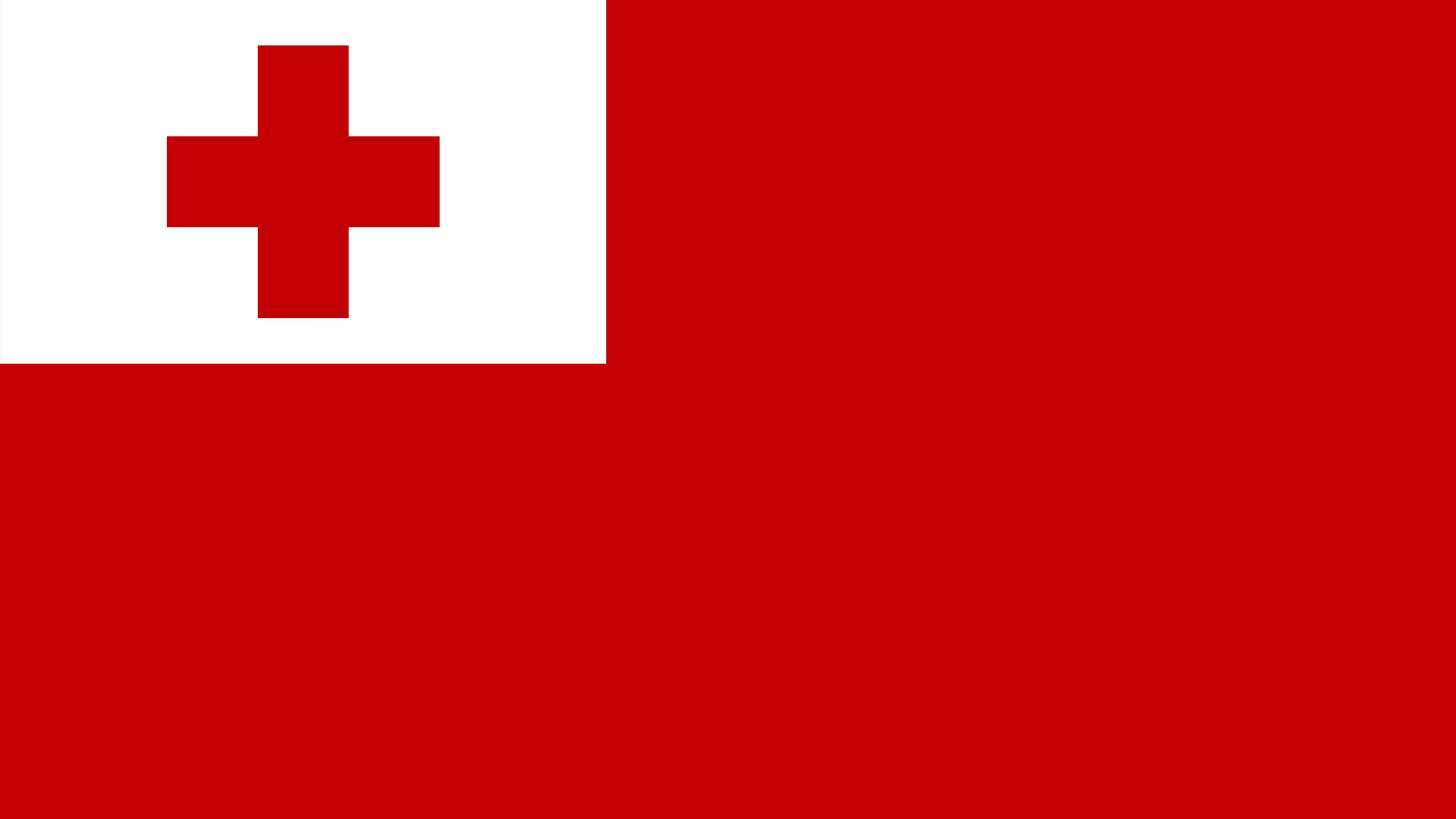 3840x2160 Tonga Flag UHD 4K Wallpaper, Desktop