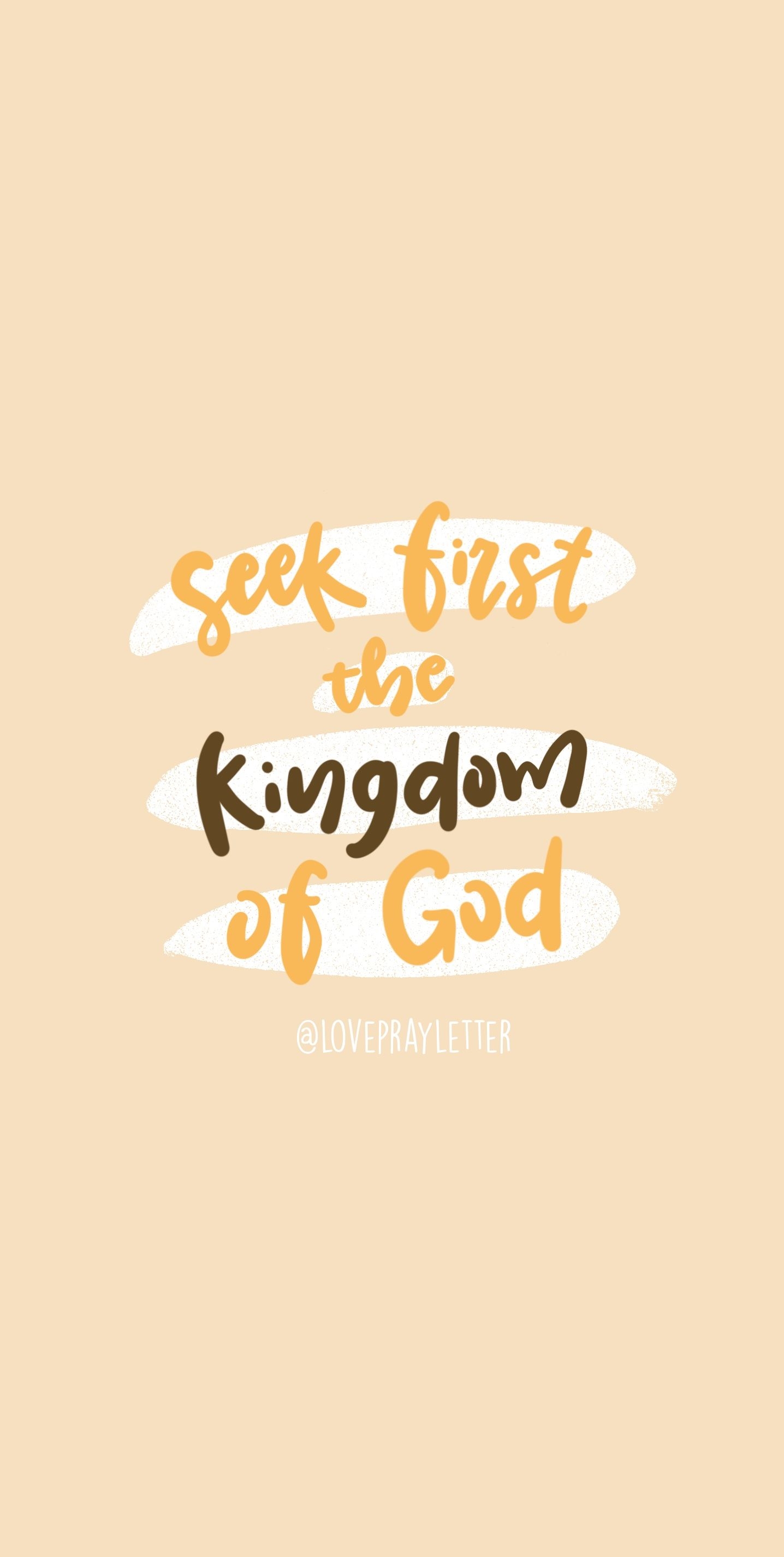 1440x2850 Matthew 6:33, Phone