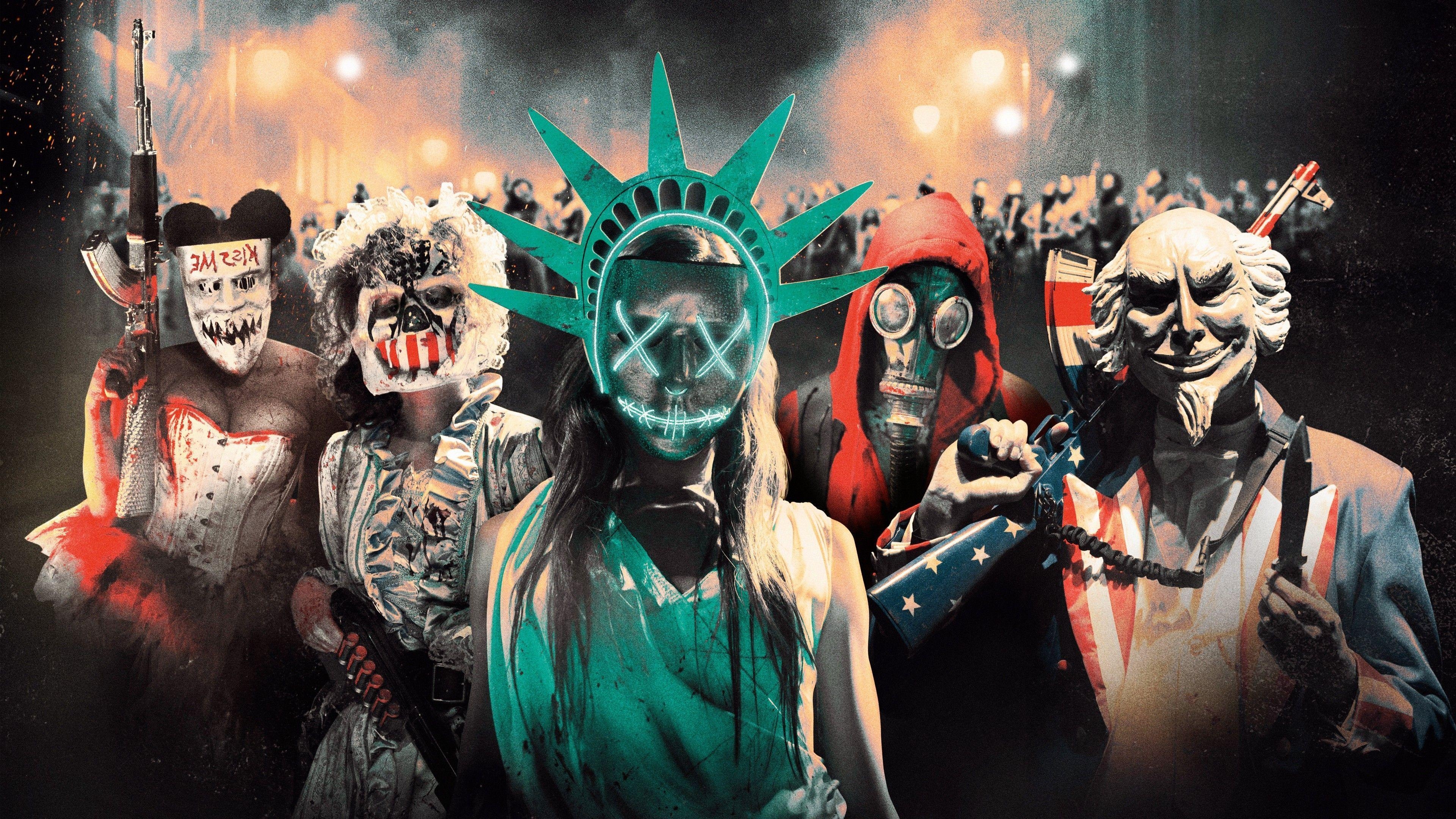 3840x2160 The Purge Election Year 2016 Movie Wallpaper, Desktop