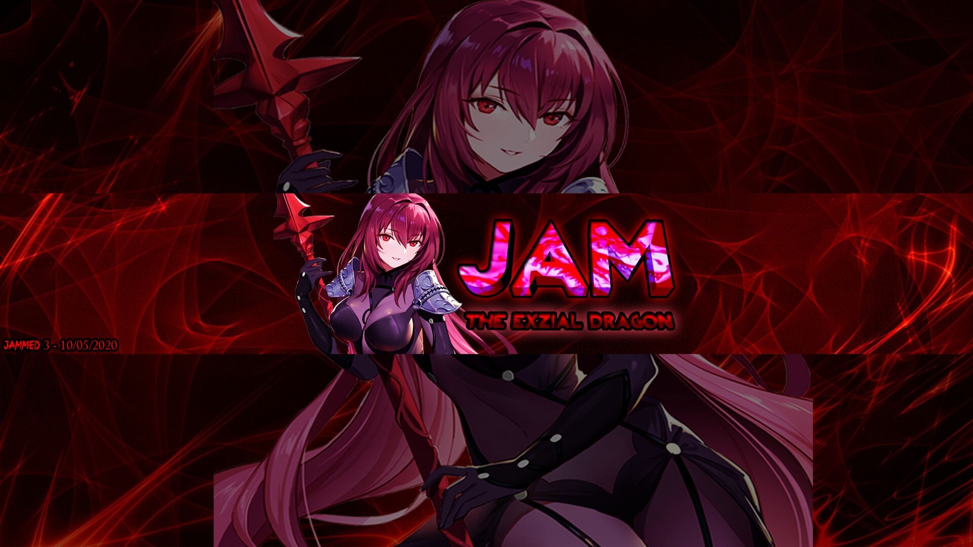 1920x1080 JaM YouTube Logo & Banner Design Scáthach, Desktop