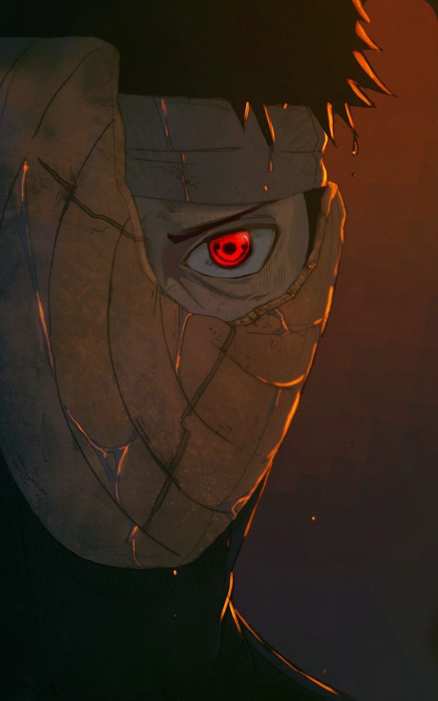 900x1450 Obito Wallpaper, Phone