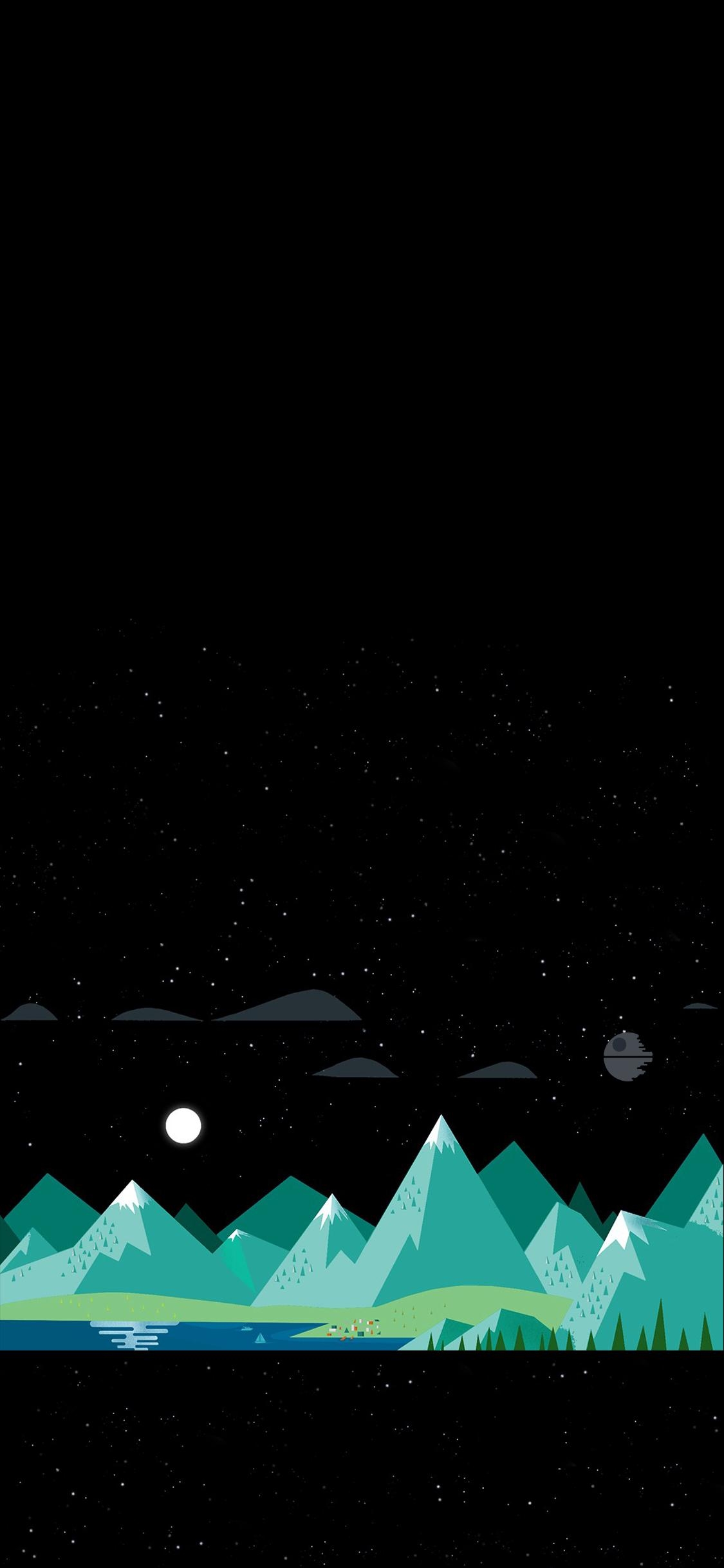 1130x2440 Subtle Death Star Wallpaper iPhone X [1125 × 2436], Phone