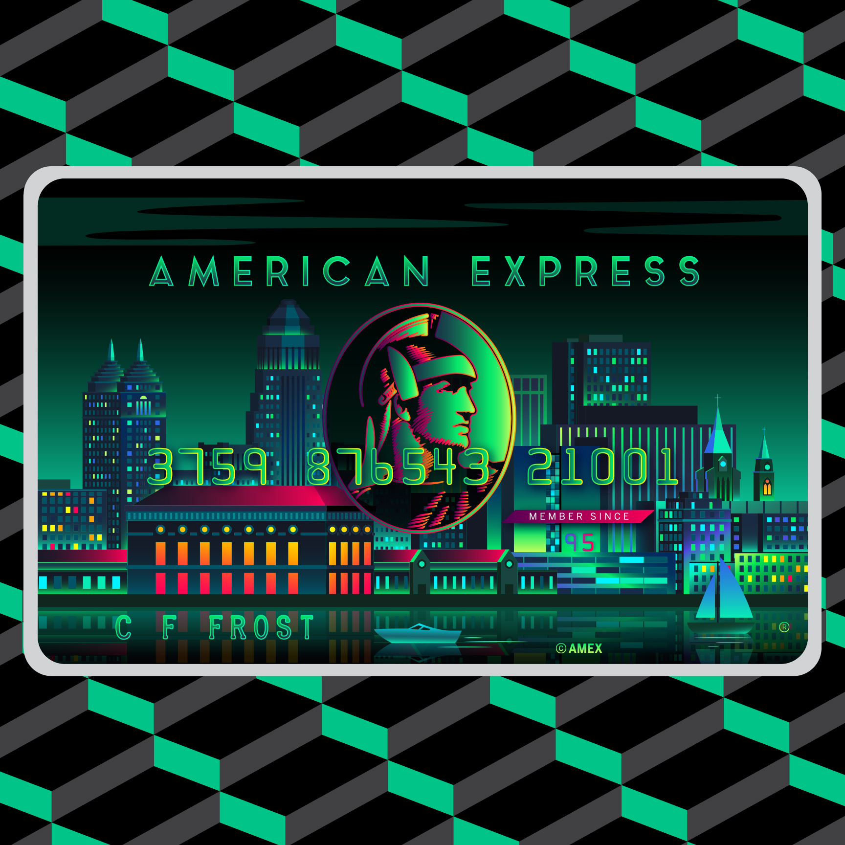 1730x1730 American Express: Card Art • A.H.A. Design, Phone