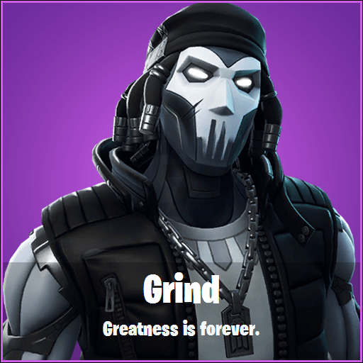 520x520 Grind Fortnite wallpaper, Phone