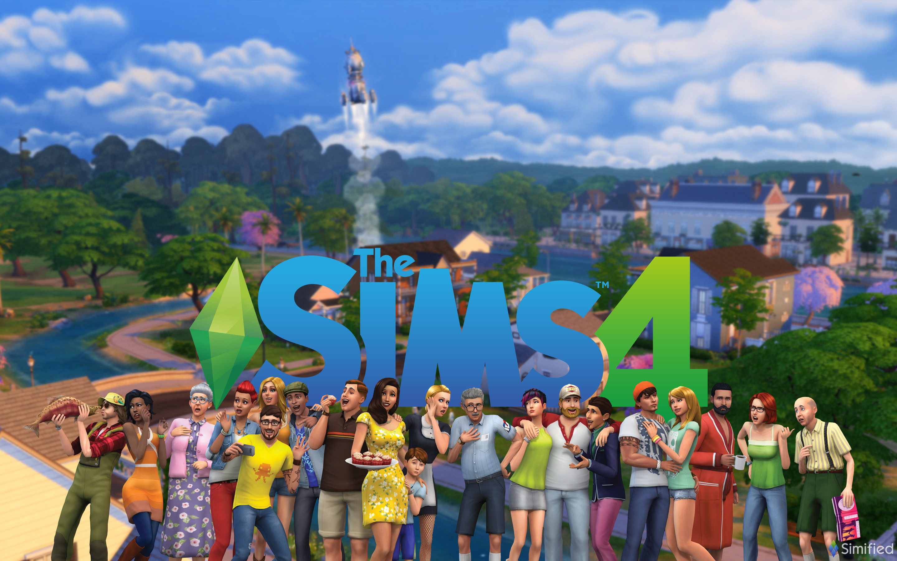 2880x1800 The Sims 4 Desktop Background. Sims Grim, Desktop