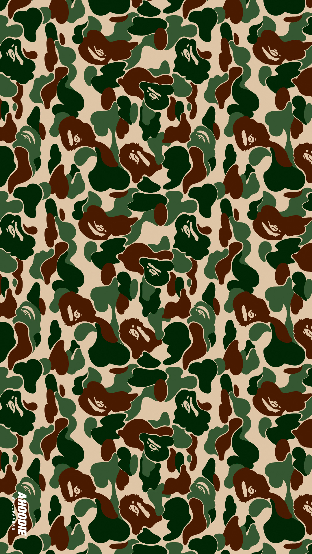 1080x1920 bape wallpaper, green, pattern, military camouflage, brown, camouflage, Phone