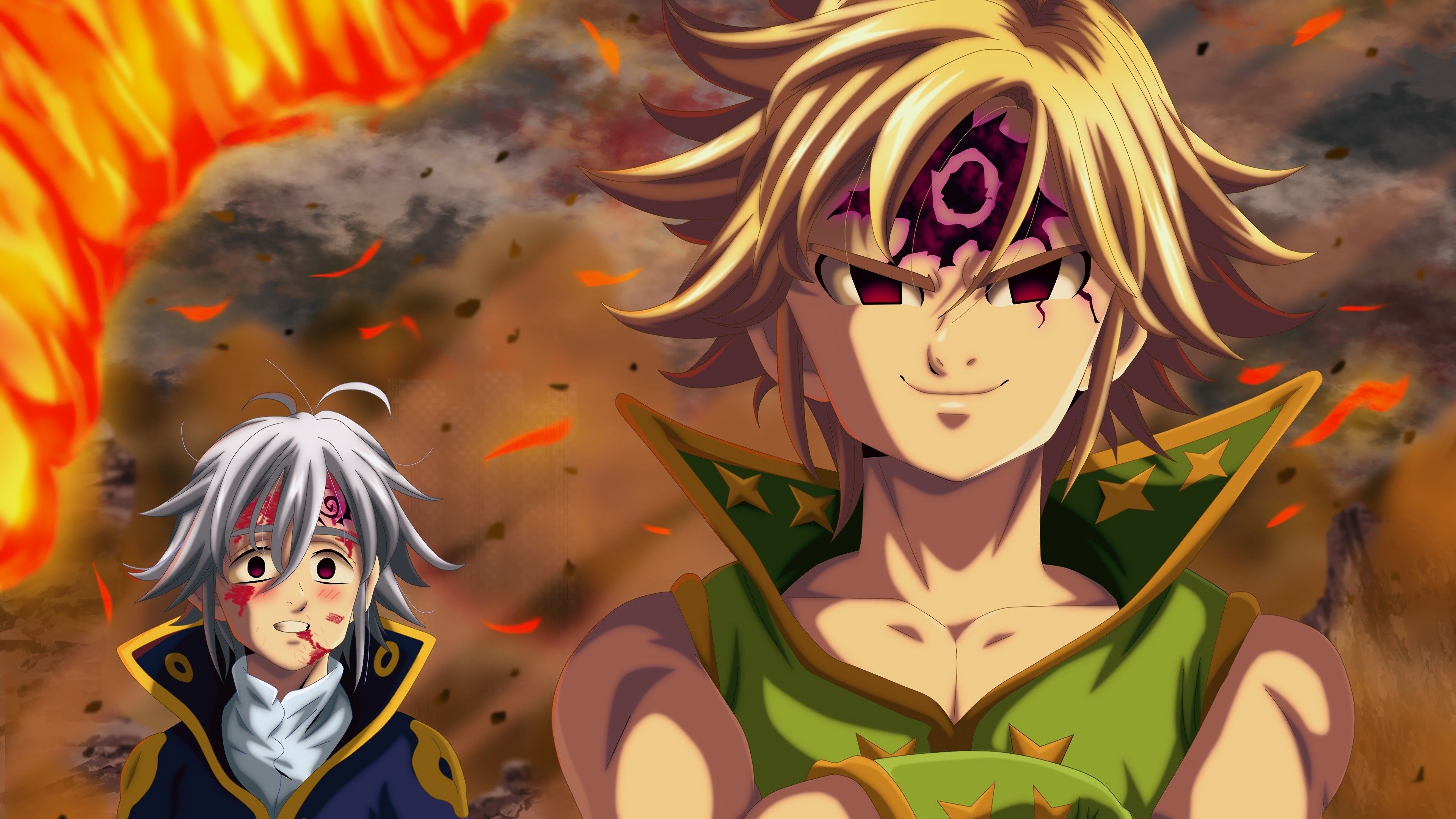 3840x2160 Deadly Sins Wallpaper, Desktop