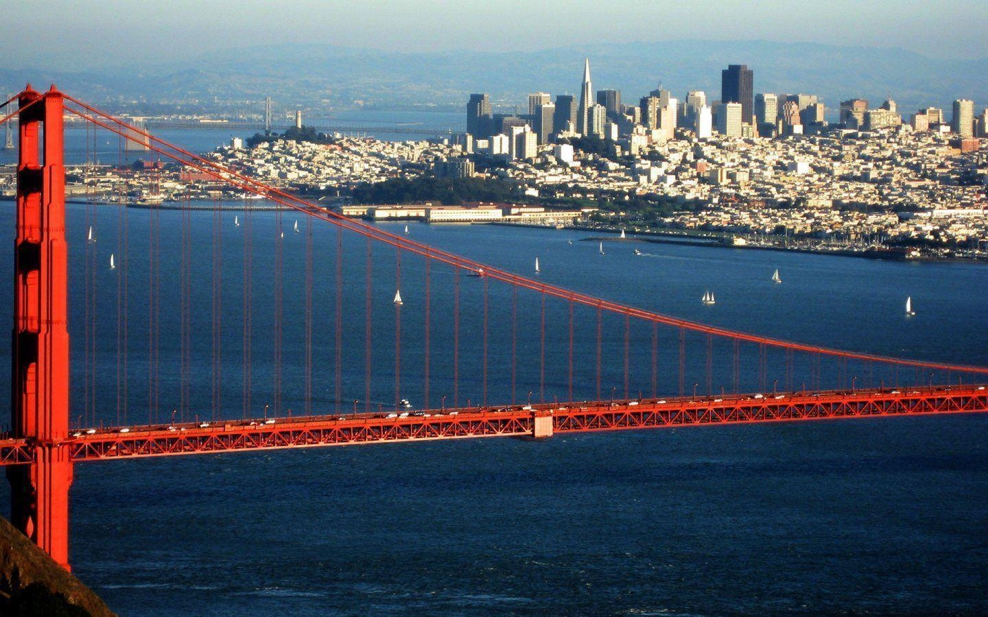 1440x900 San francisco From Marin Highlands, Desktop