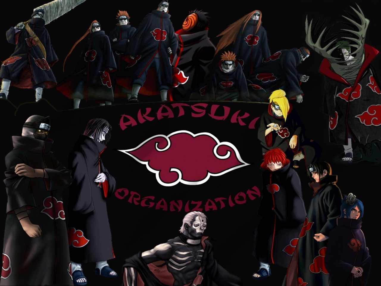 1280x960 Naruto Akatsuki HD Wallpaper, Desktop