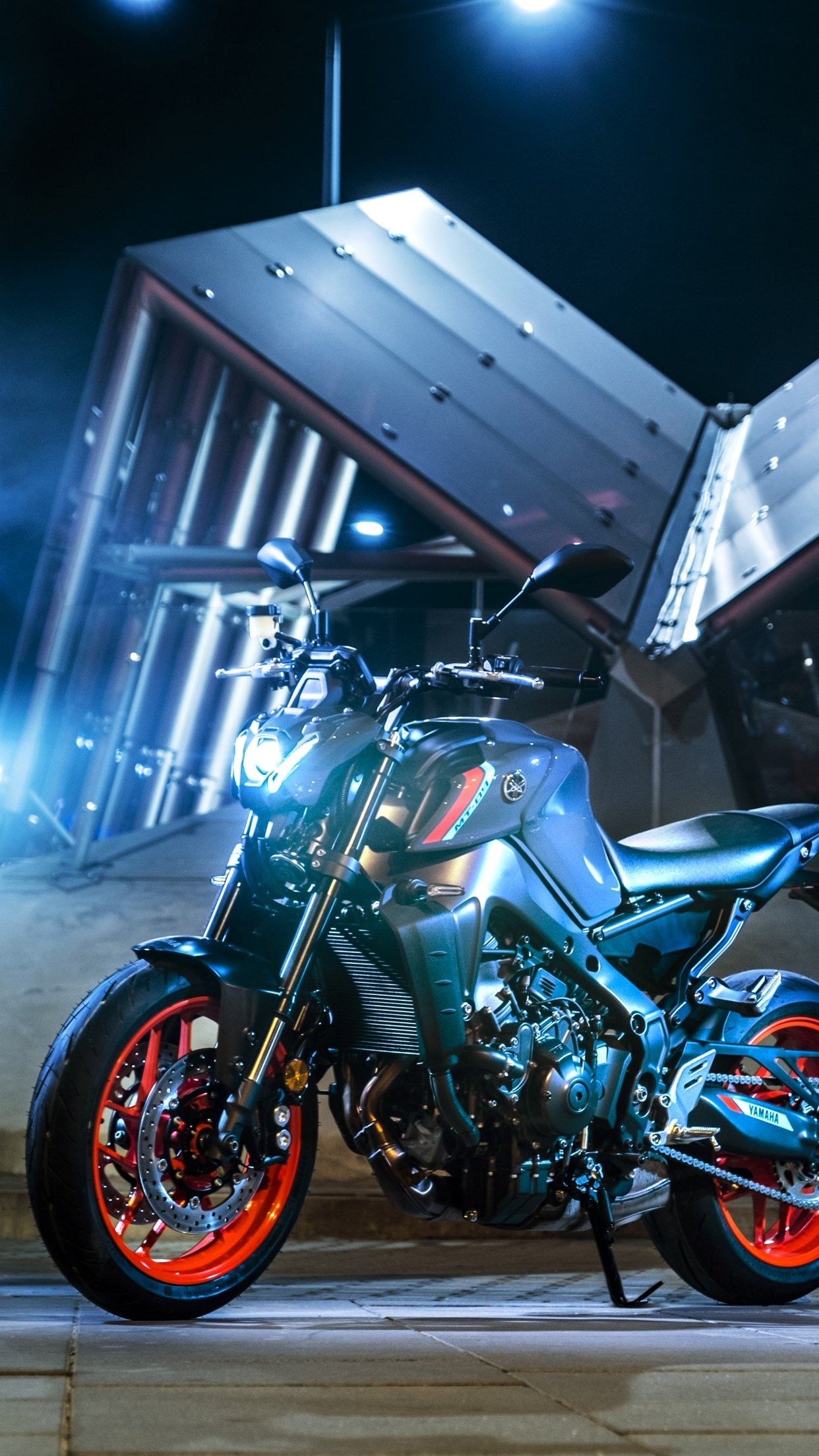 1250x2210 Yamaha MT 09 Wallpaper 4K, Naked Bikes, 5K, Bikes, Phone