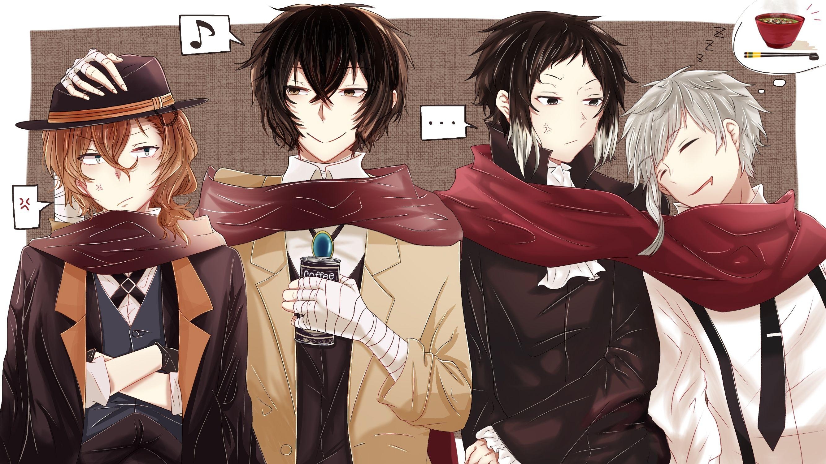 2670x1500 Wallpaper Dazai Osamu, Nakahara Chuuya, Nakajima Atsushi, Bungou, Desktop