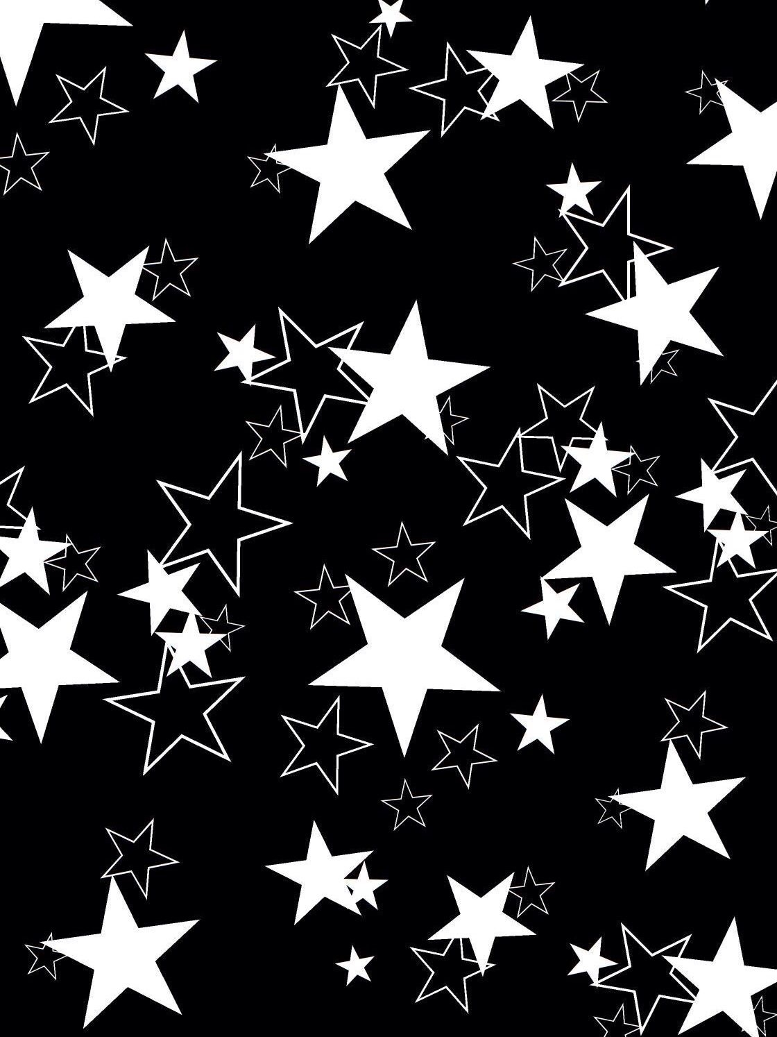 1120x1500 Black White Stars Wallpaper. Star Wallpaper, Black And White Stars, Hippie Wallpaper, Phone