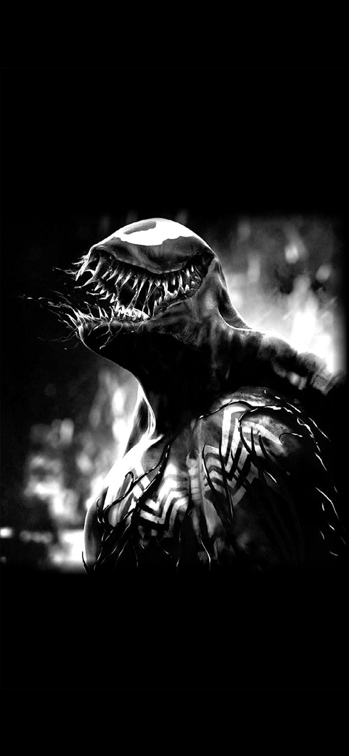 1130x2440 Venom iPhone Wallpaper, Phone