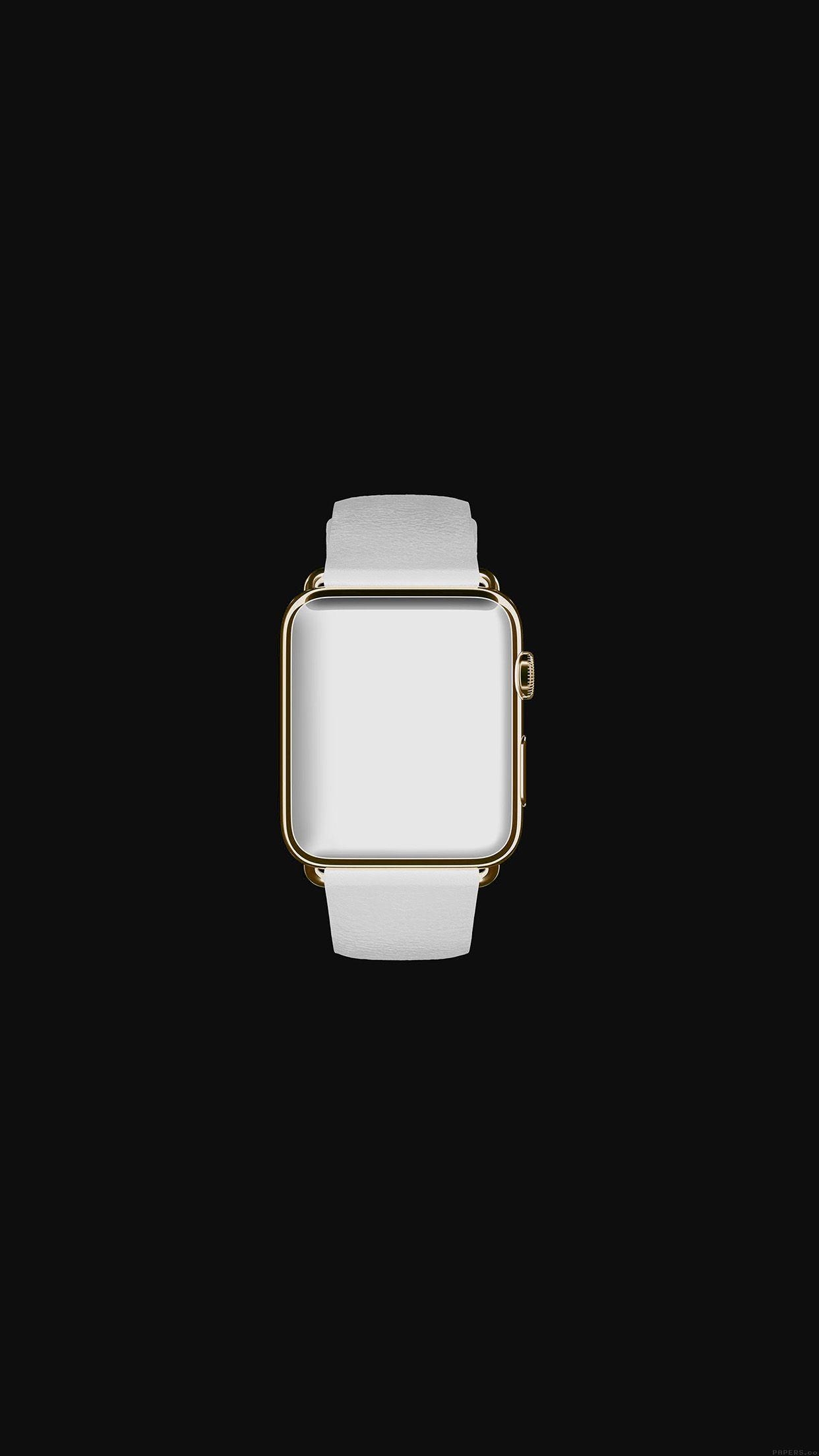 1250x2210 White Dark Apple Watch Simple Art Android wallpaper HD, Phone