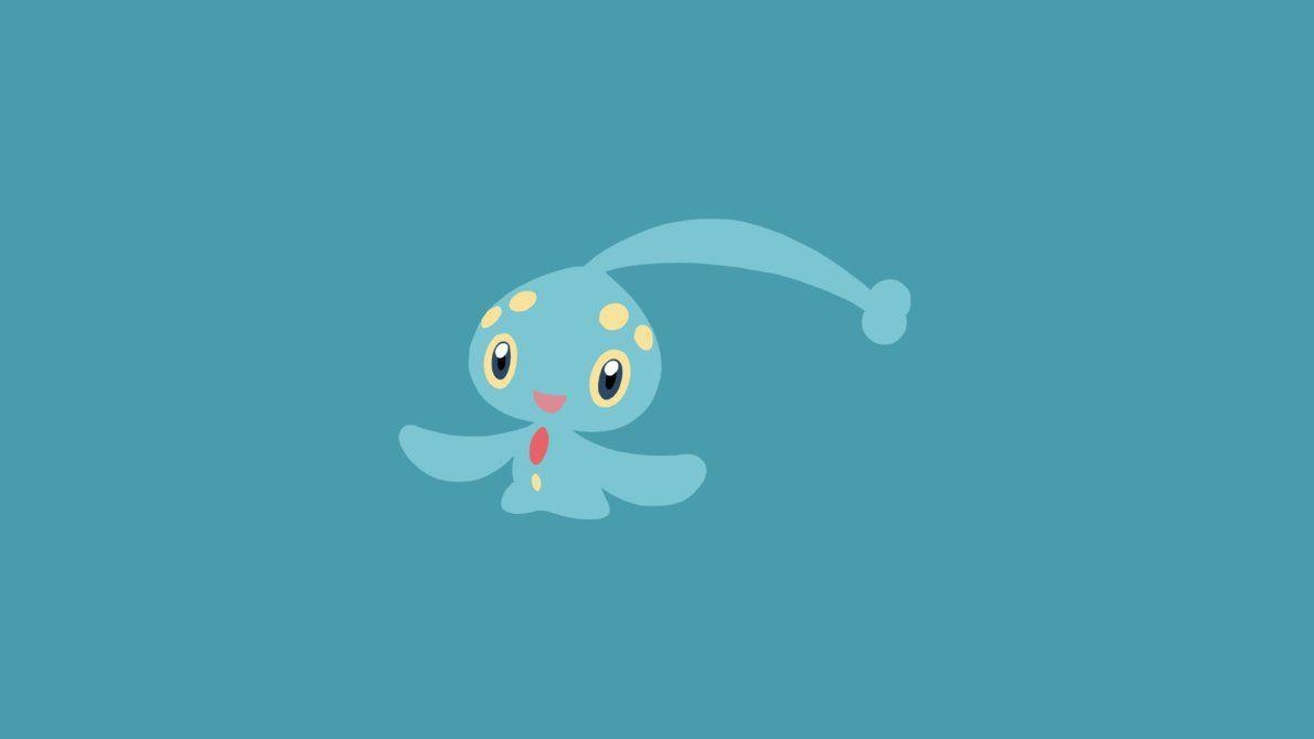 1200x670 Minimalistic Wallpaper: Manaphy, Desktop