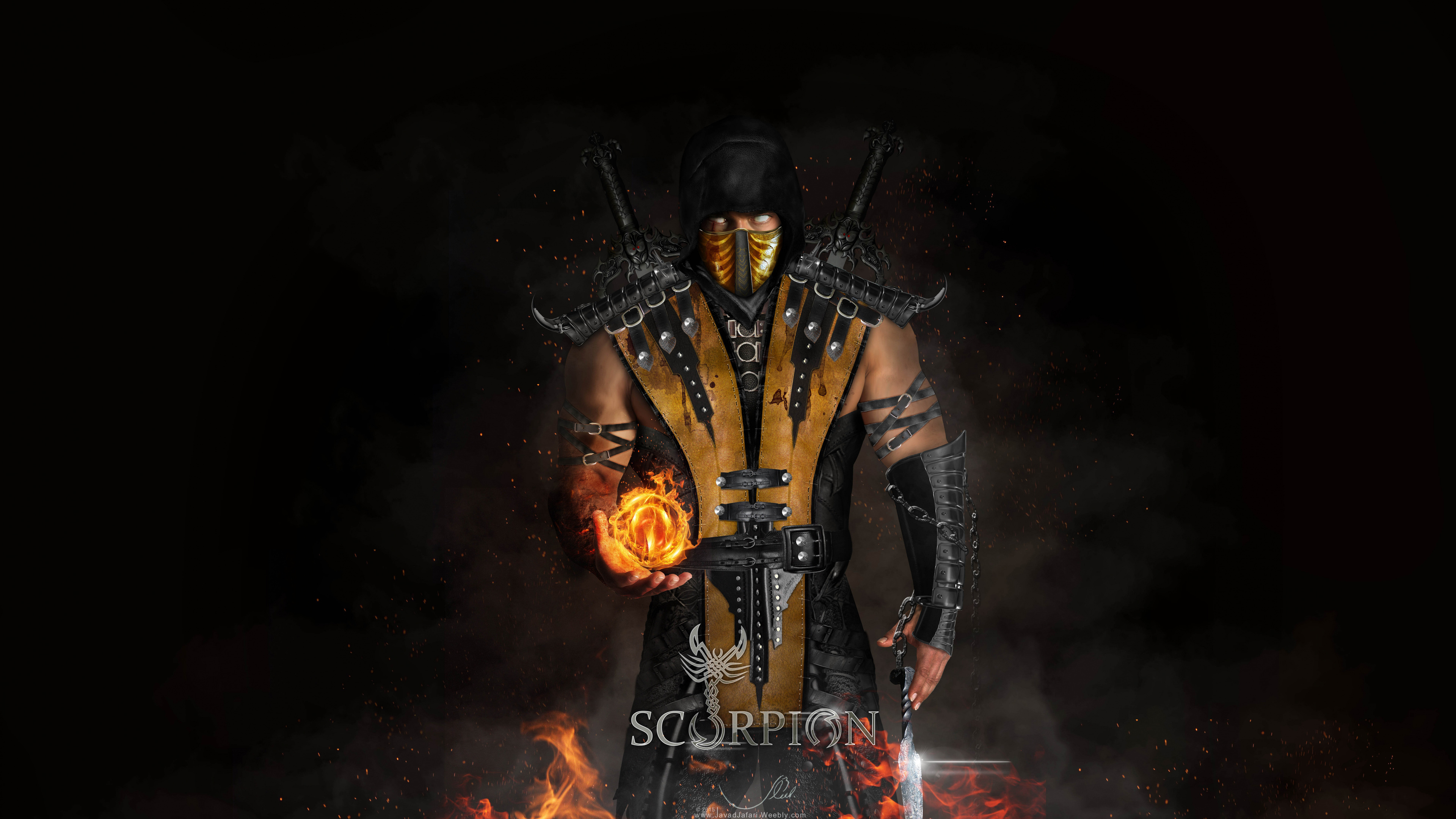 3840x2160 Wallpaper 4k Scorpion Mortal Kombat X 8k Wallpaper, Desktop