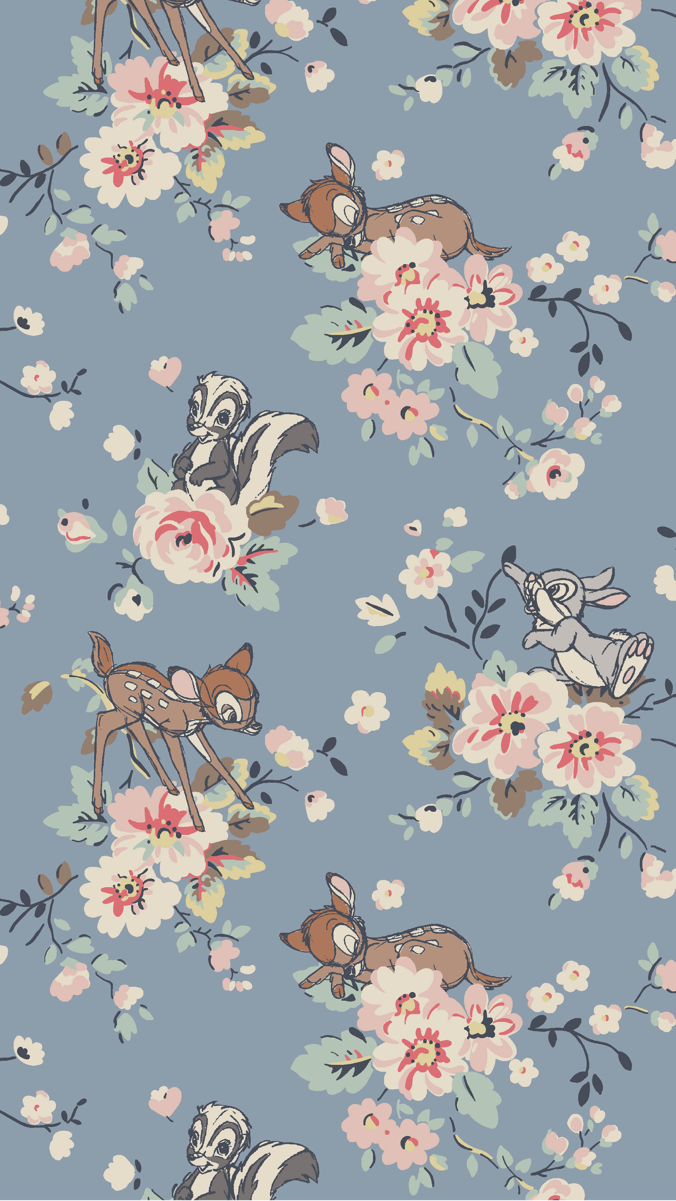 2250x4000 Cath Kidston These Limited Edition Bambi X Cath Kidston Prints? Save The Image For A New Phone Wallpaper! Don't Forget To Sign Up So That You Can Shop The Range, Phone