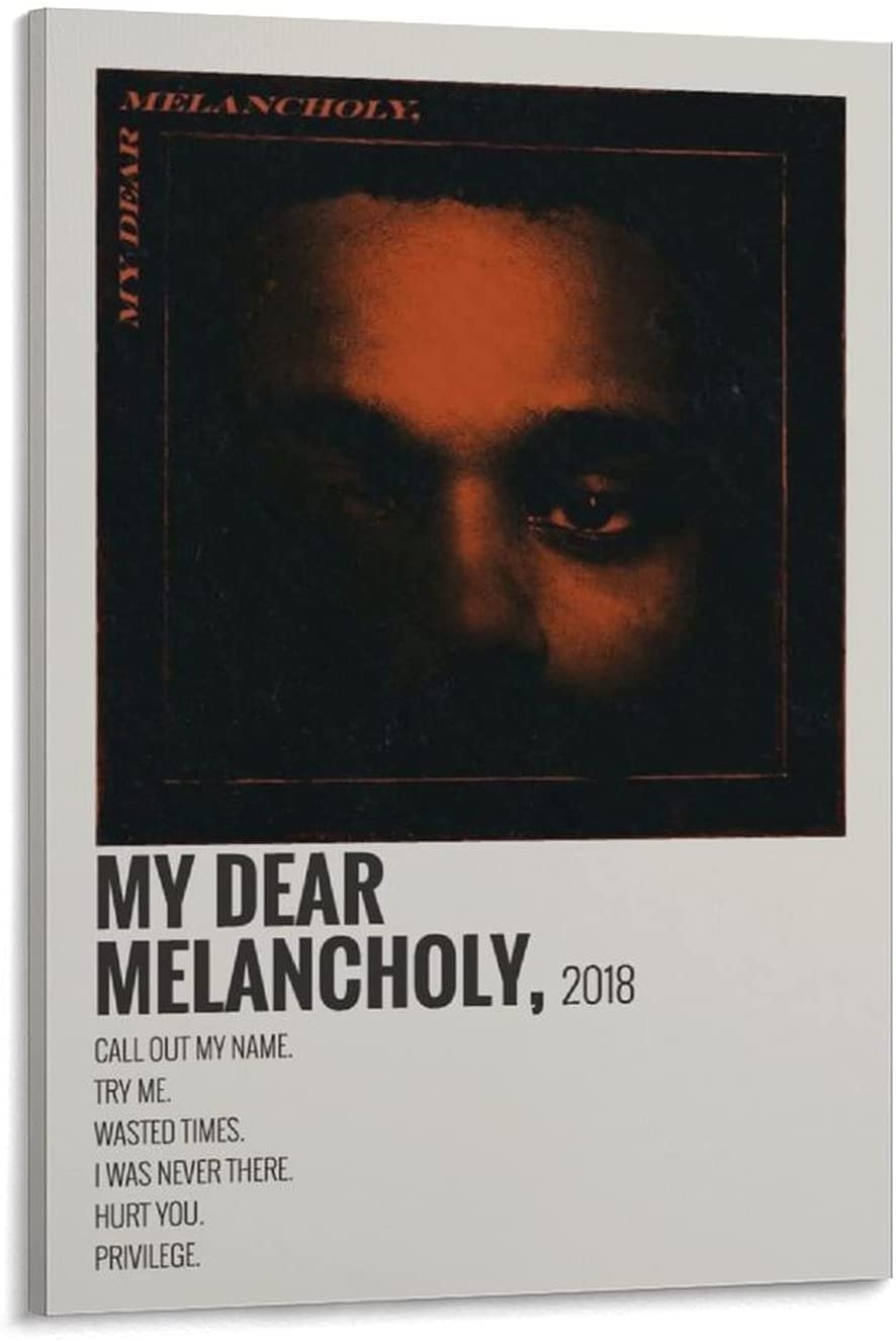 890x1330 Lianmo Minimalist My Dear Melancholy Art Deco Posters Canvas Poster Decor Print Picture Paintings For Living Room Bedroom Decoration Wall Art 16×24inch(40×60cm) Frame Style23 1: Posters & Prints, Phone