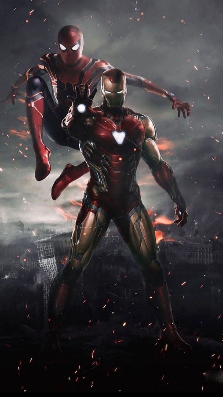 720x1280 WALLPAPER. Iron man avengers, Iron man spiderman, Marvel iron man, Phone