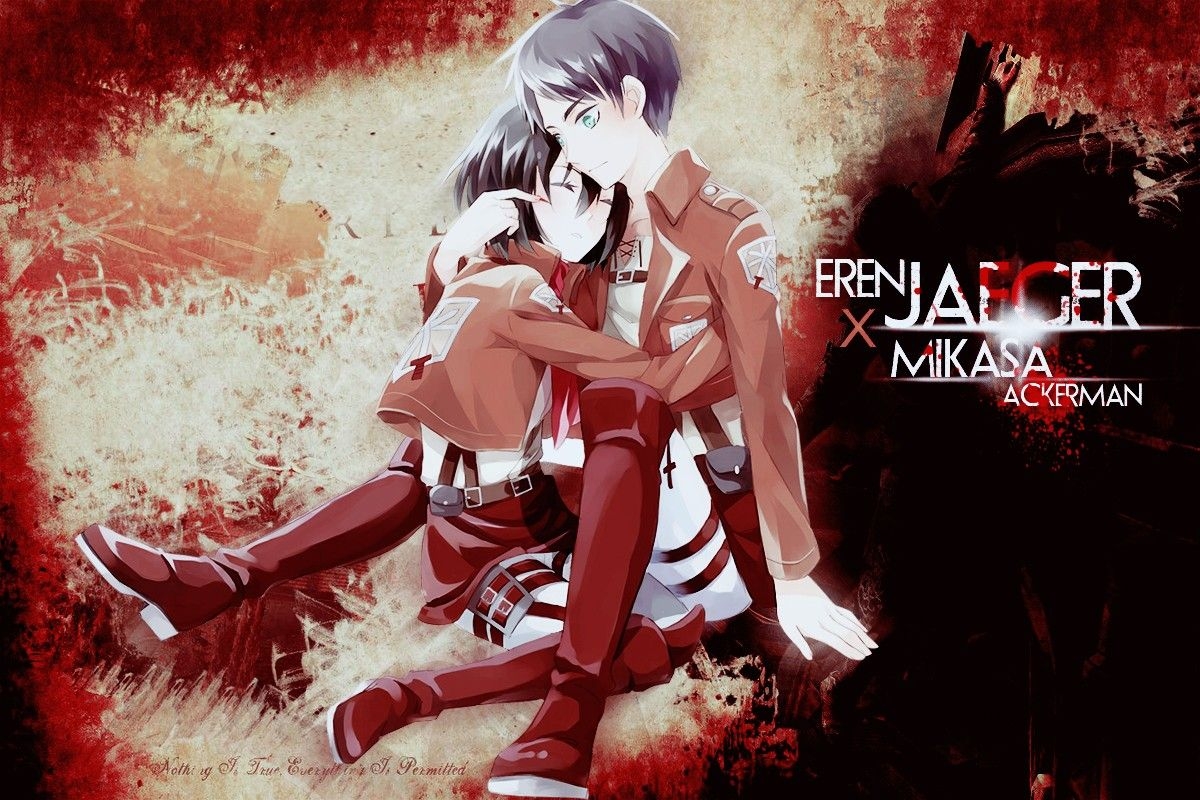 1200x800 Shingeki No Kyojin, Eren Jeager, Mikasa Ackerman, Anime Wallpaper HD / Desktop and Mobile Background, Desktop