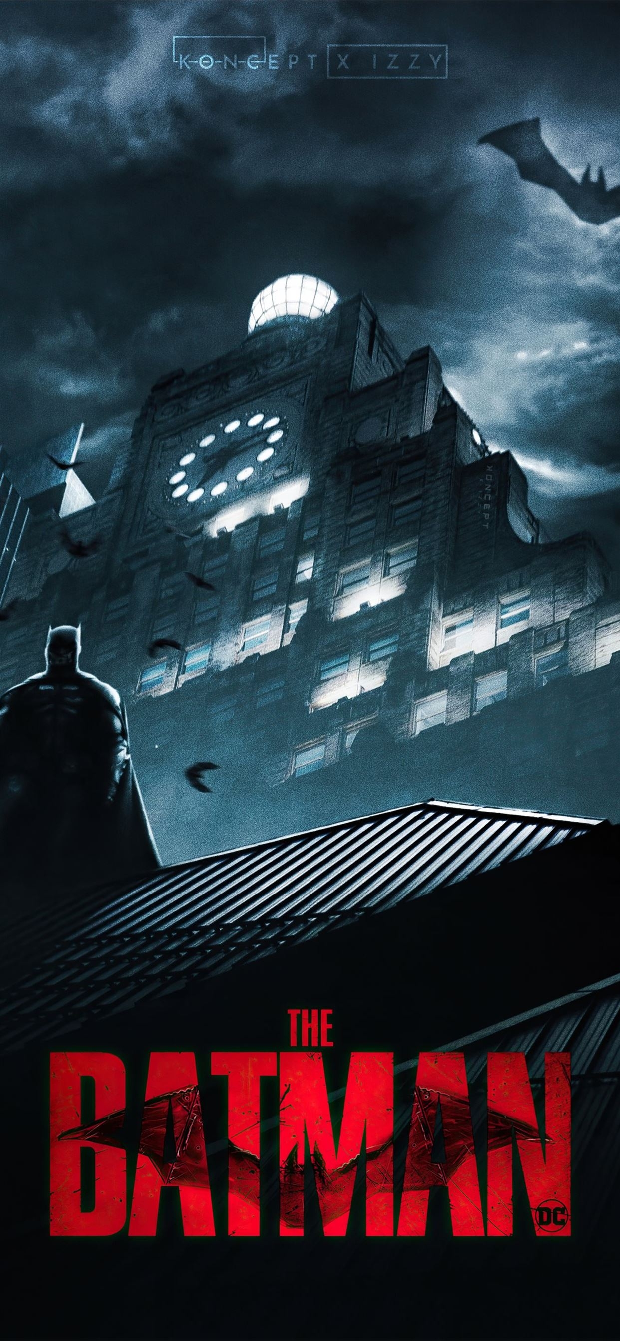 1250x2690 the batman 2022 fanart iPhone 11 Wallpaper Free Download, Phone